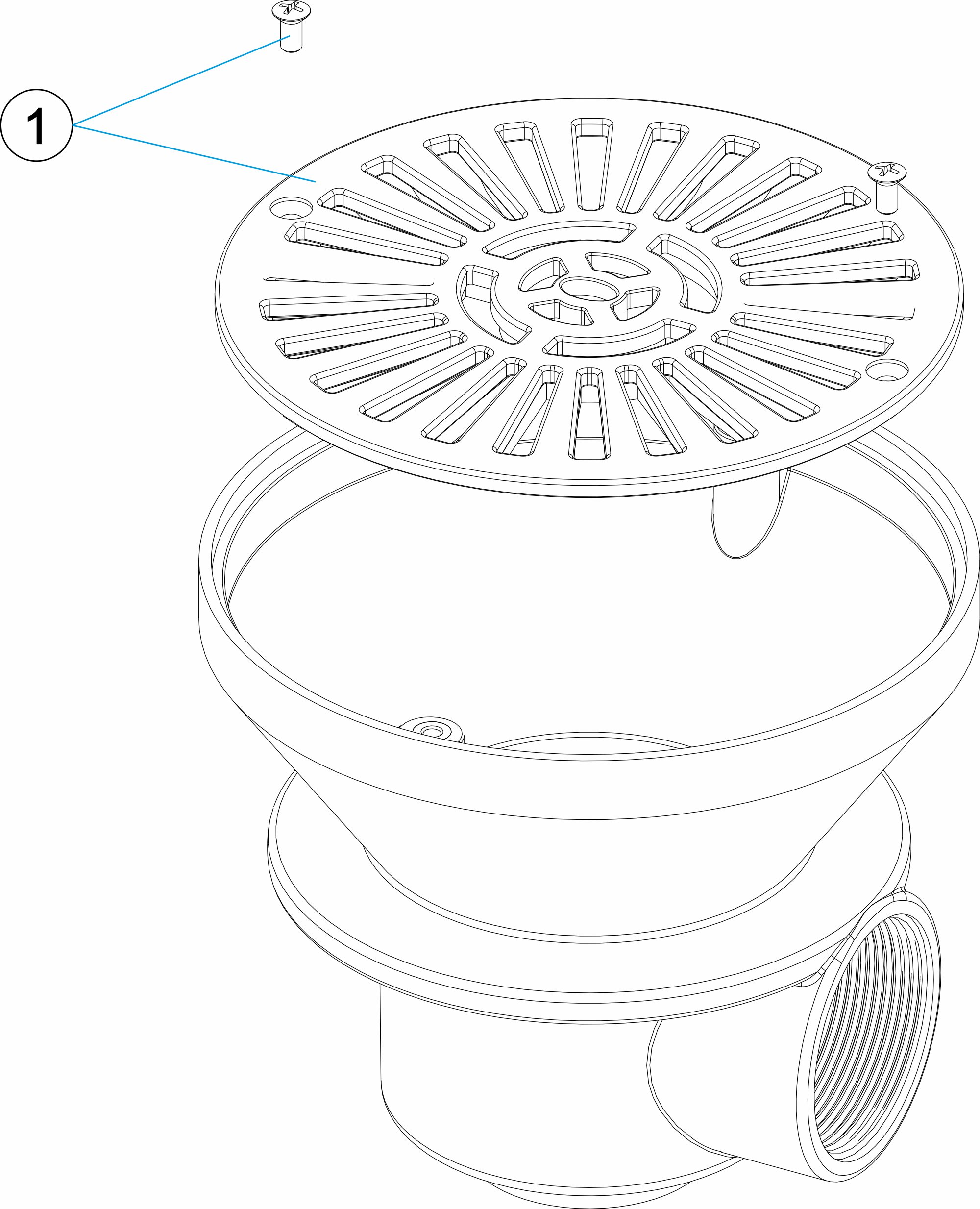 BONDE D. 180 PH SORTIE LATÉRALE 2