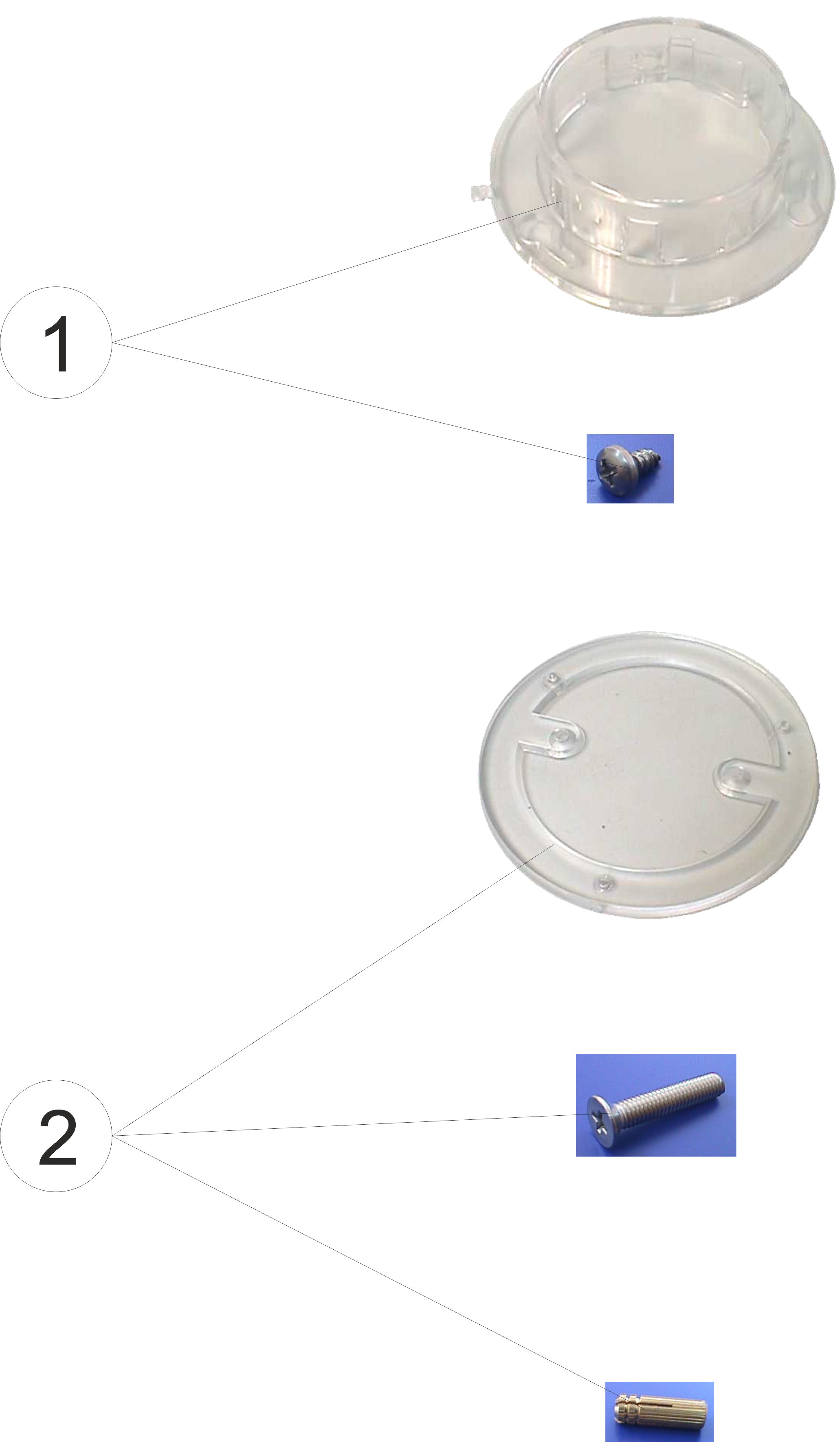 SCREW-IN FOOT WASH DISPENSER