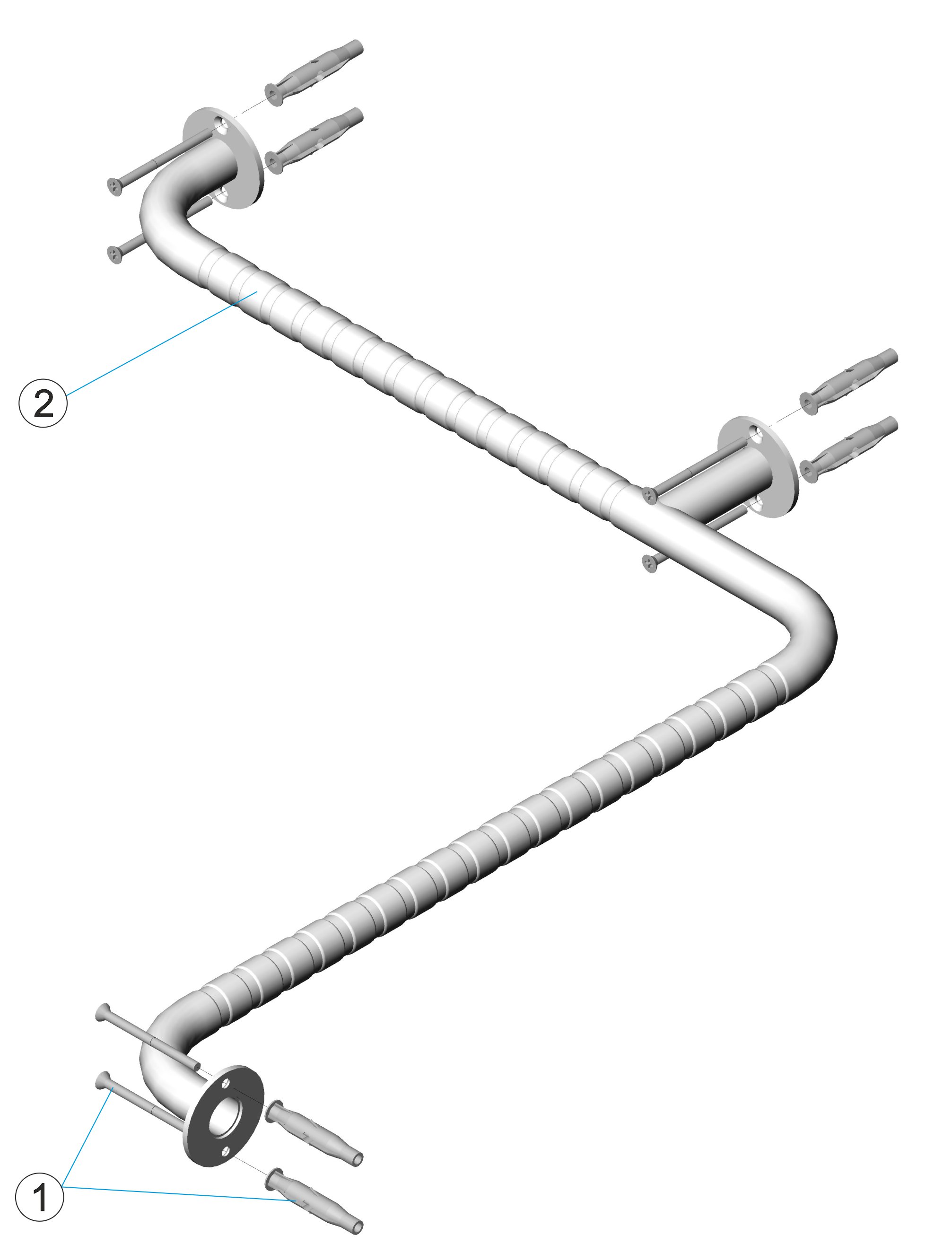 HALTEGRIFF MIT WINKEL