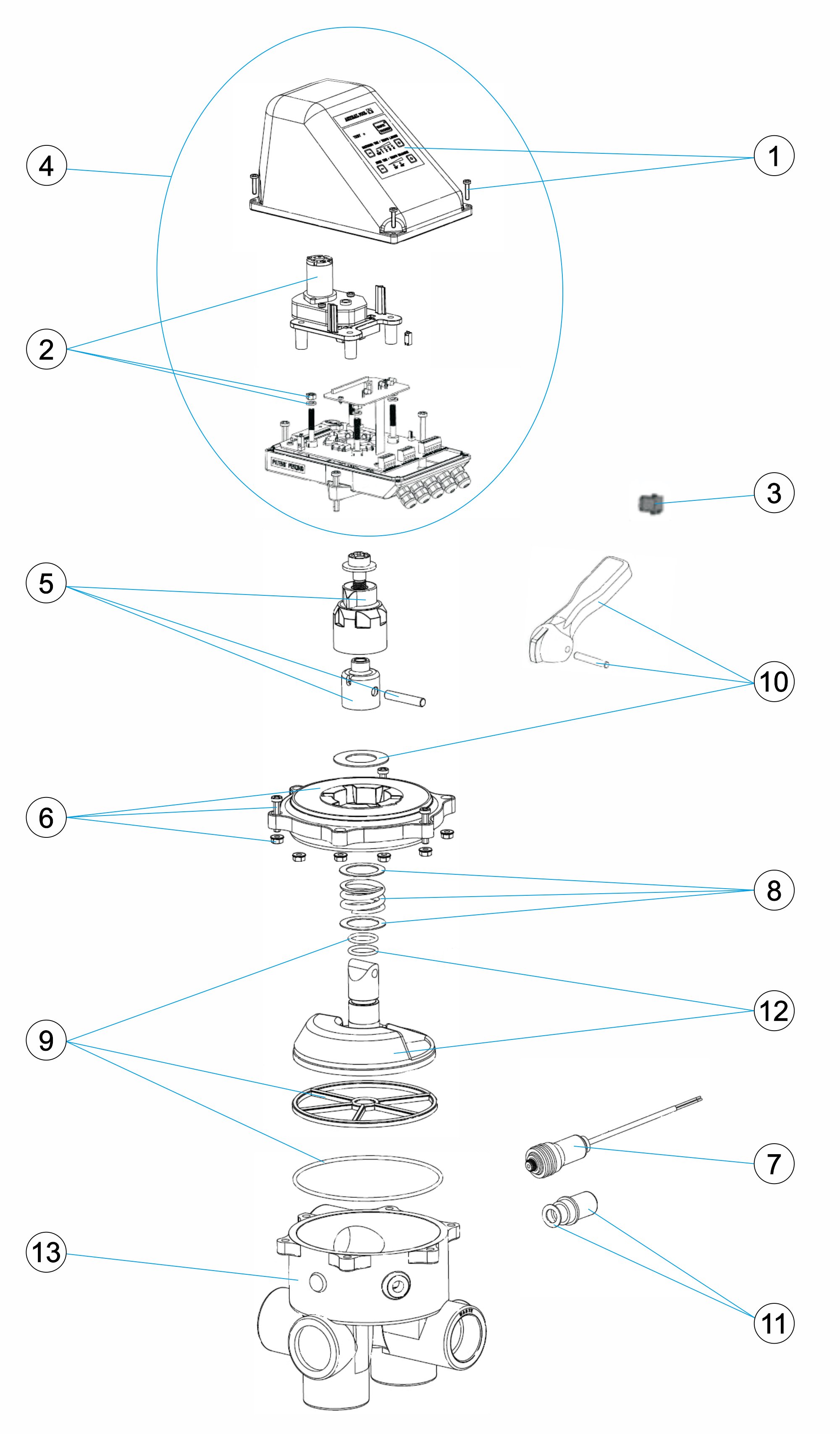 AUTOMATIC MULTIPORT VALVE 1 1/2