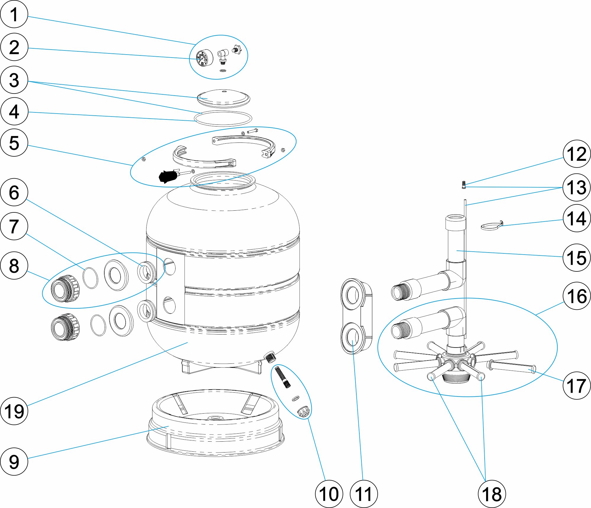 MILLENIUM FILTER METAL HOOP SEAL