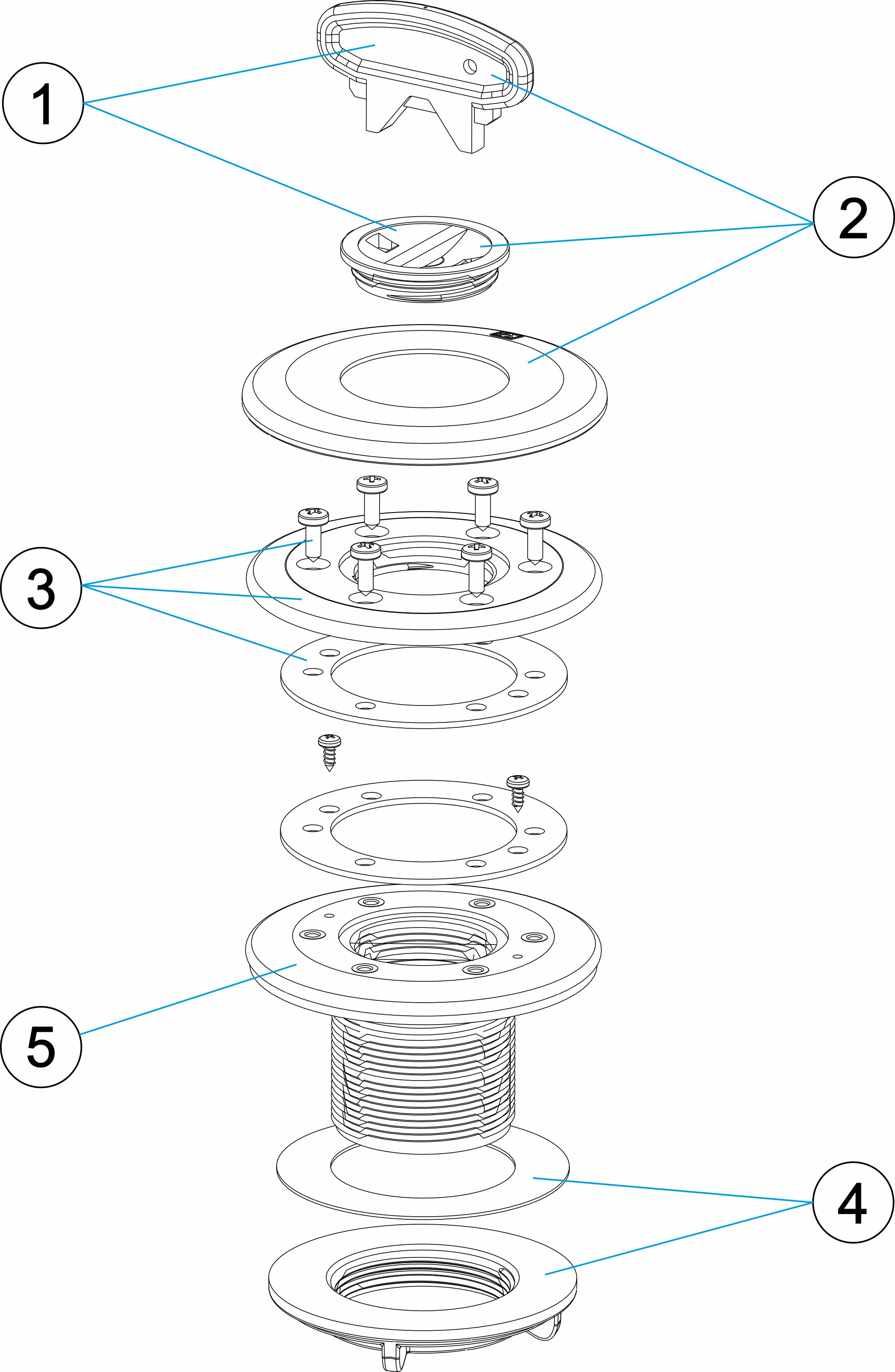 BOUCHE ASPIRATION PISCINE PRÉF. LINER