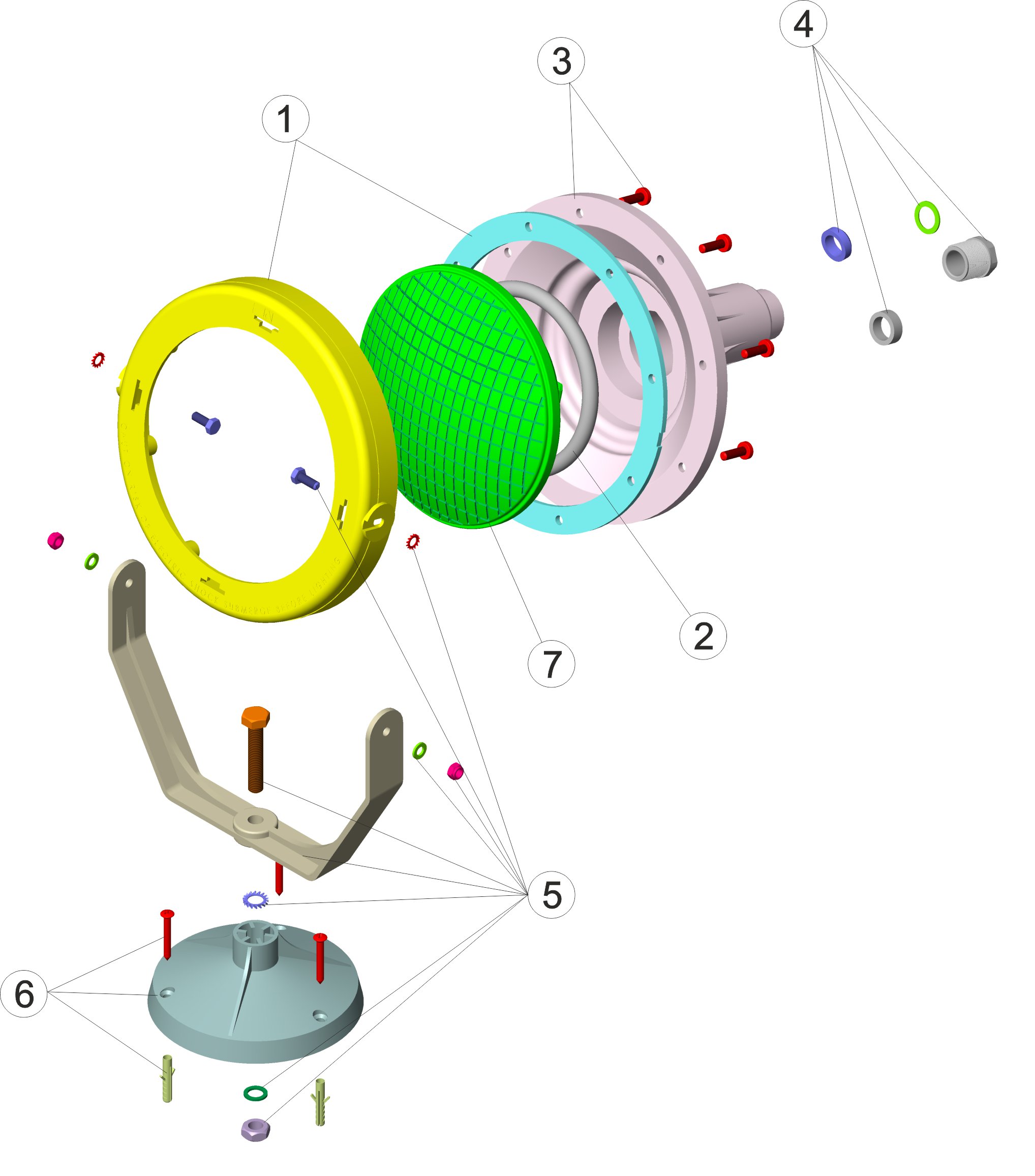 PROIETTORE PER FONTI PAR-56