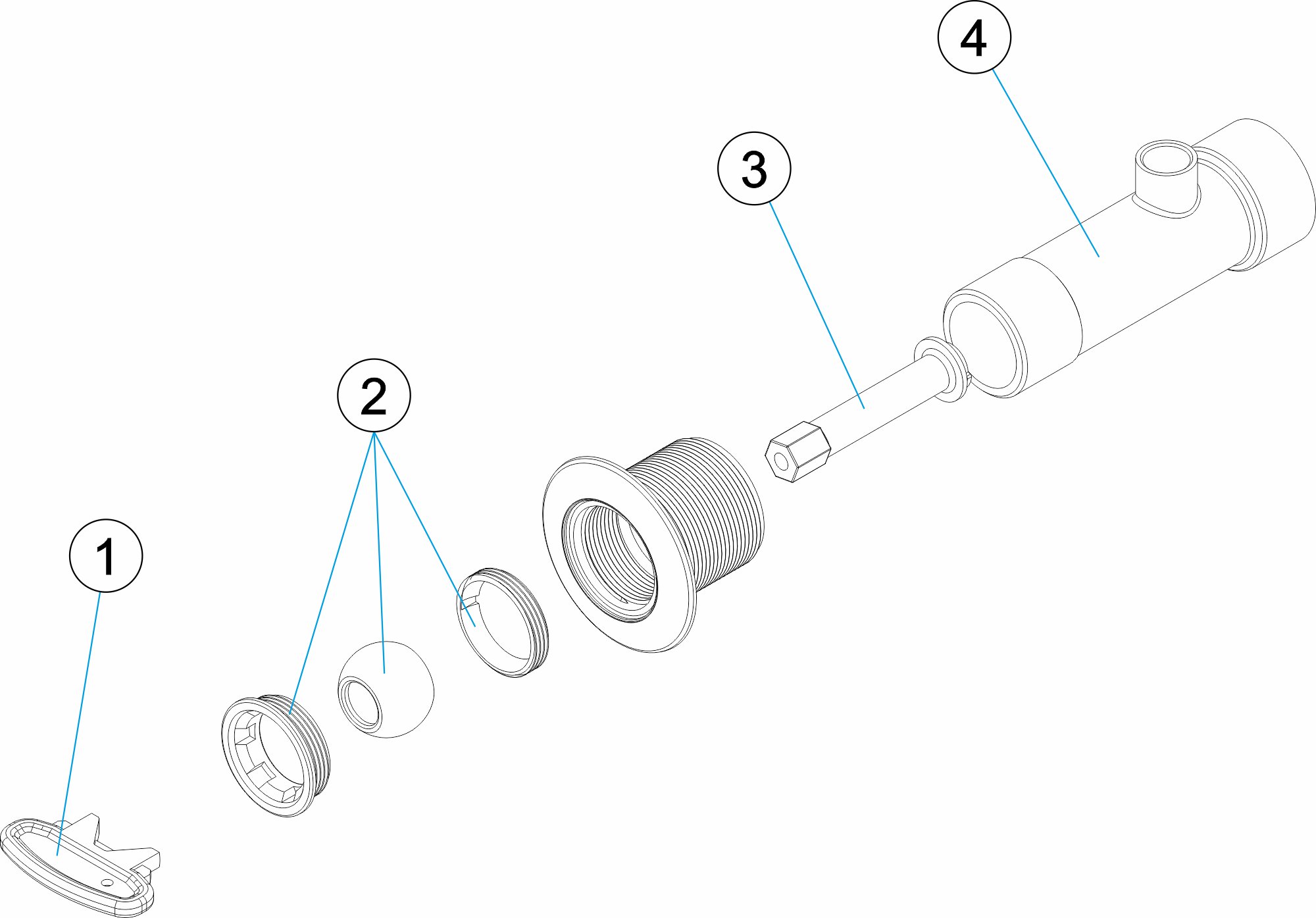 JET MASSAGE PIS. BÉTON 169 - 254 M/M