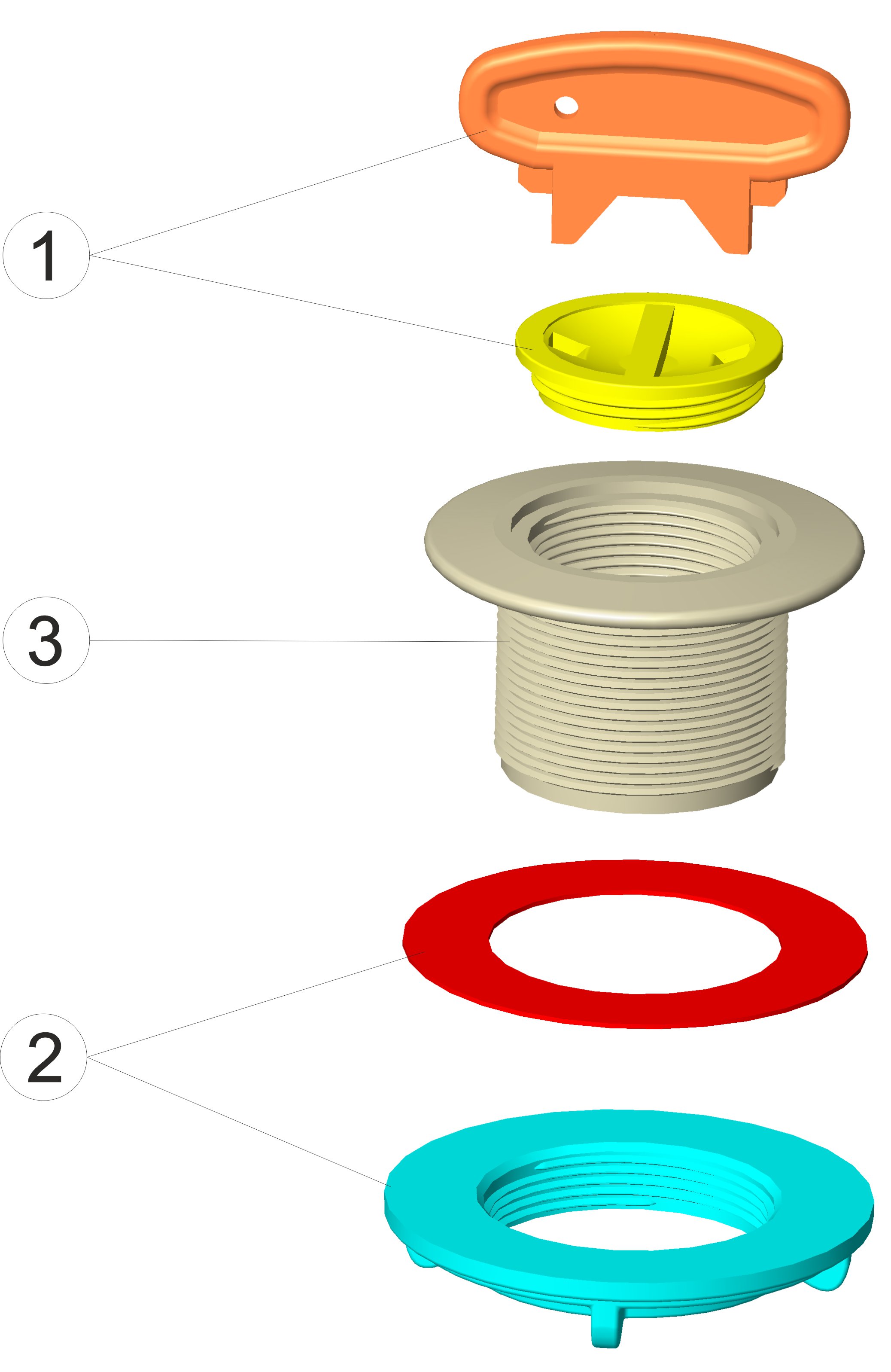 SUCTION NOZZLE PREFABRICATED POOL