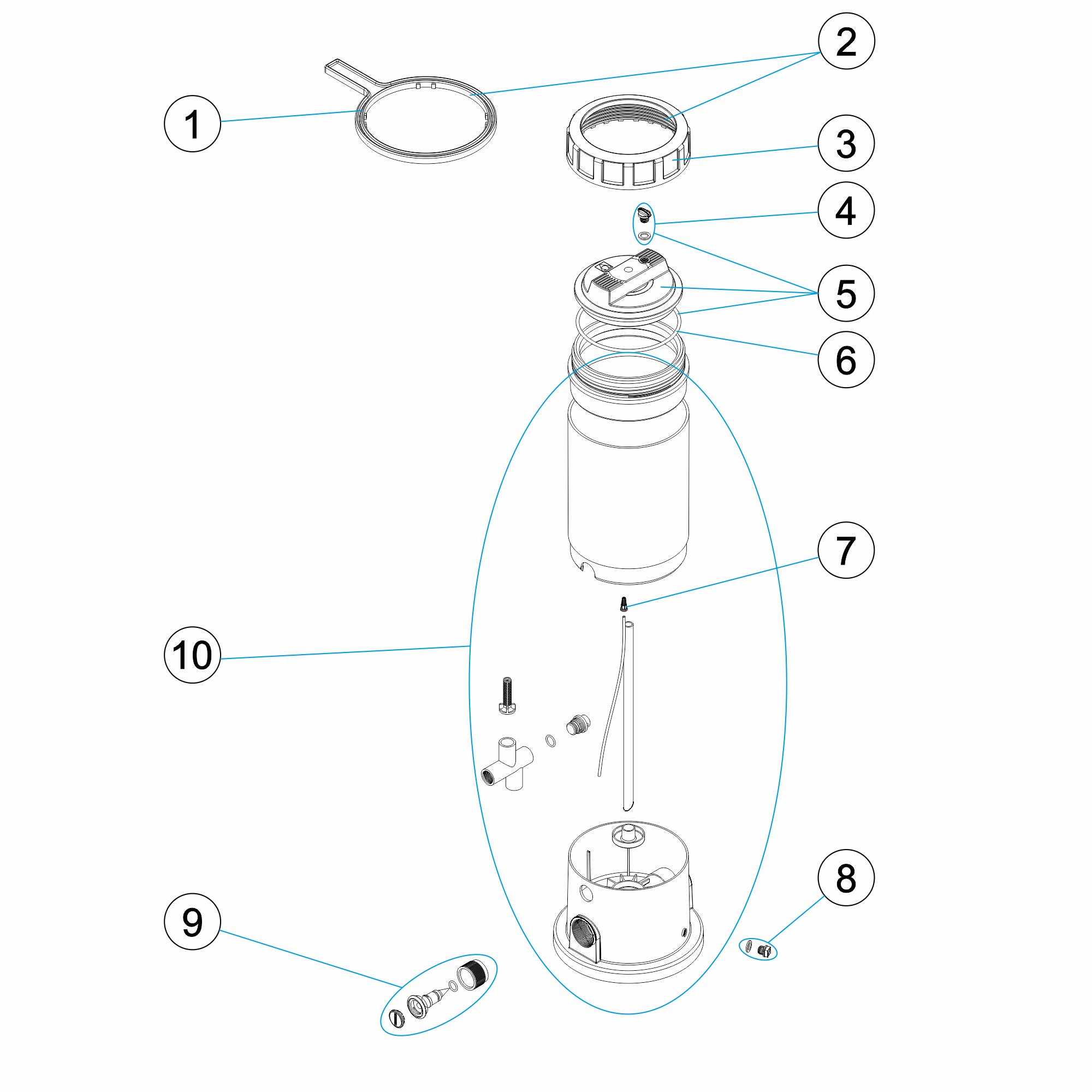 BROMINE DISPENSER 5.5KG