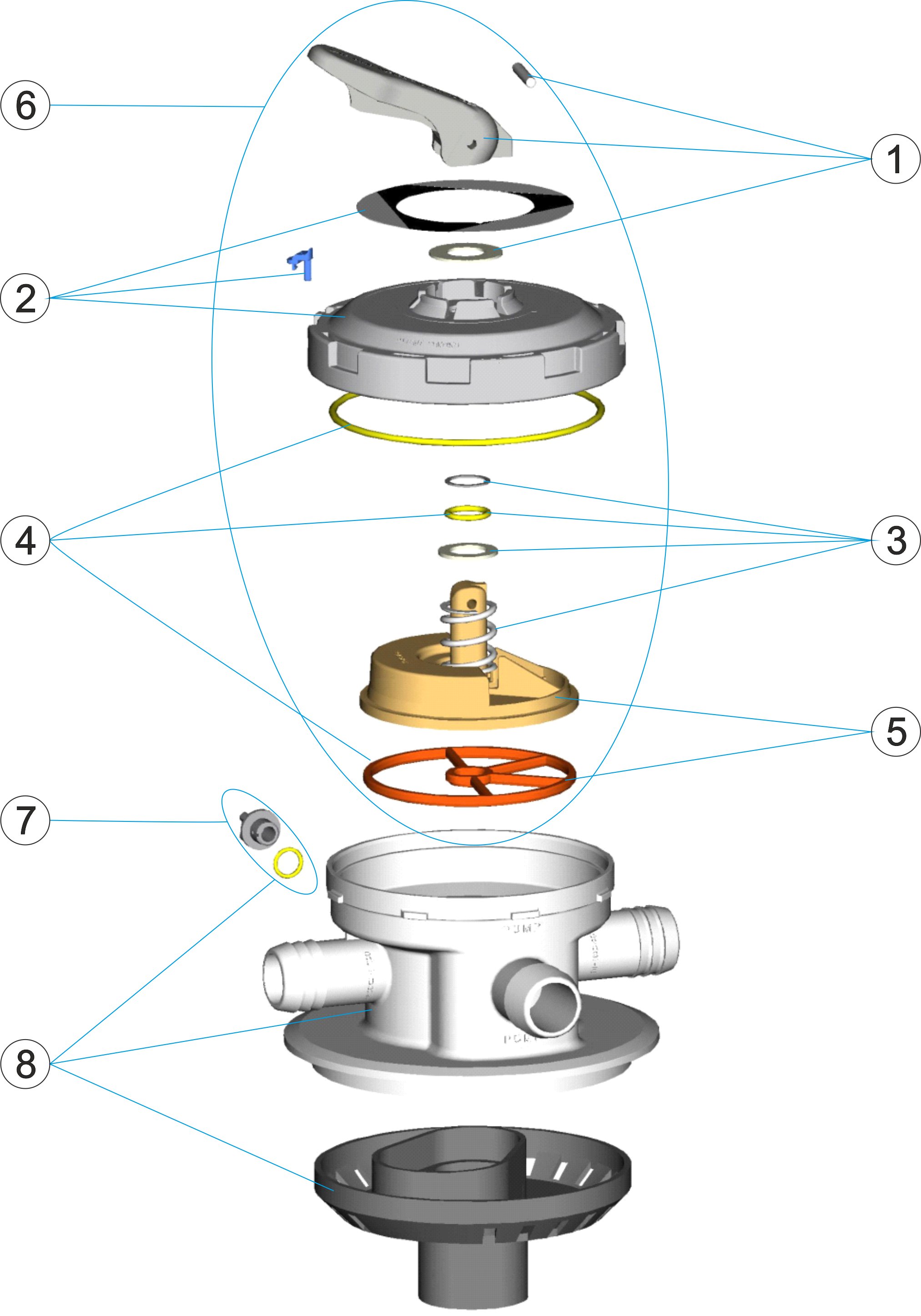 MULTIPORT VALVE 1 1/2