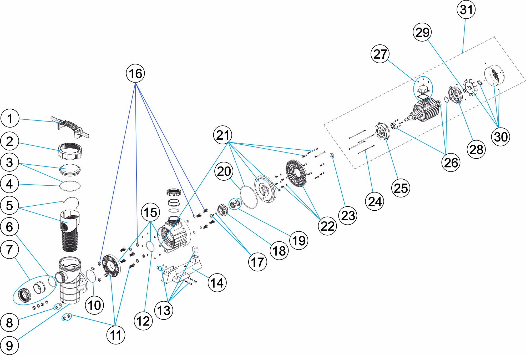 BOMBA SHARK SS 4,5CV 230/400V III