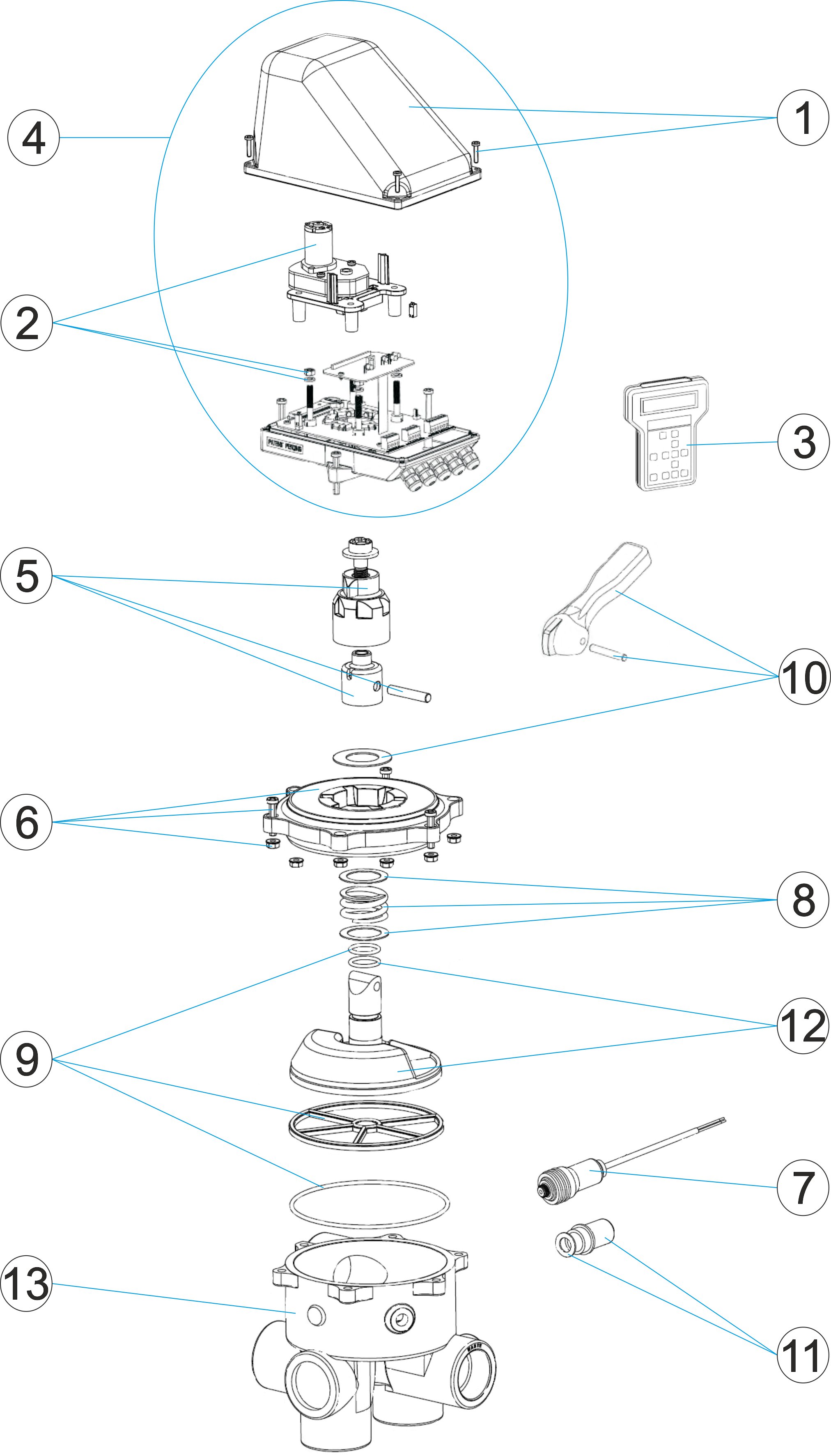 AUTOMATIC MULTIPORT VALVE 1 1/2