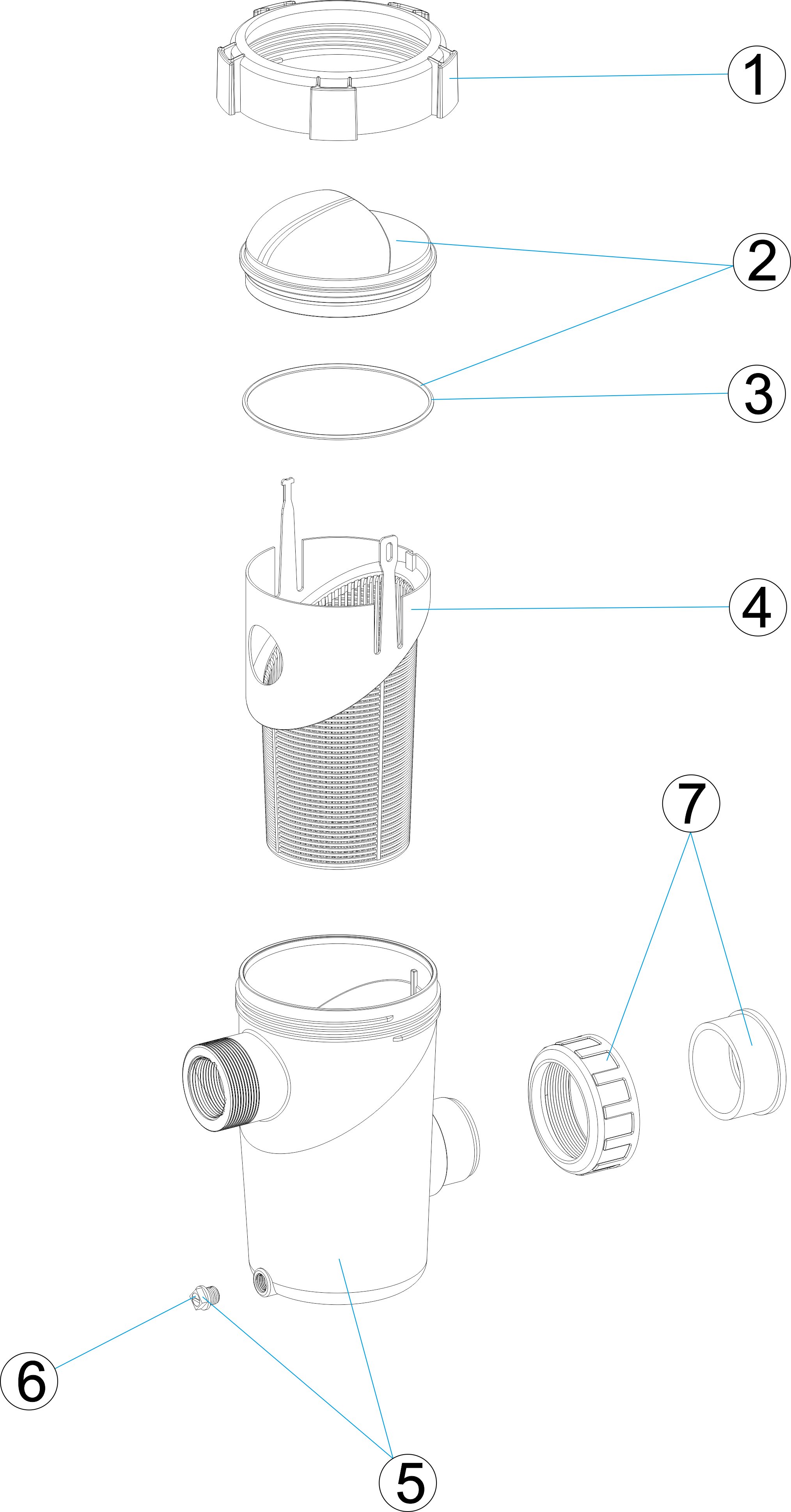 ASTRAMAX PUMP STRAINER