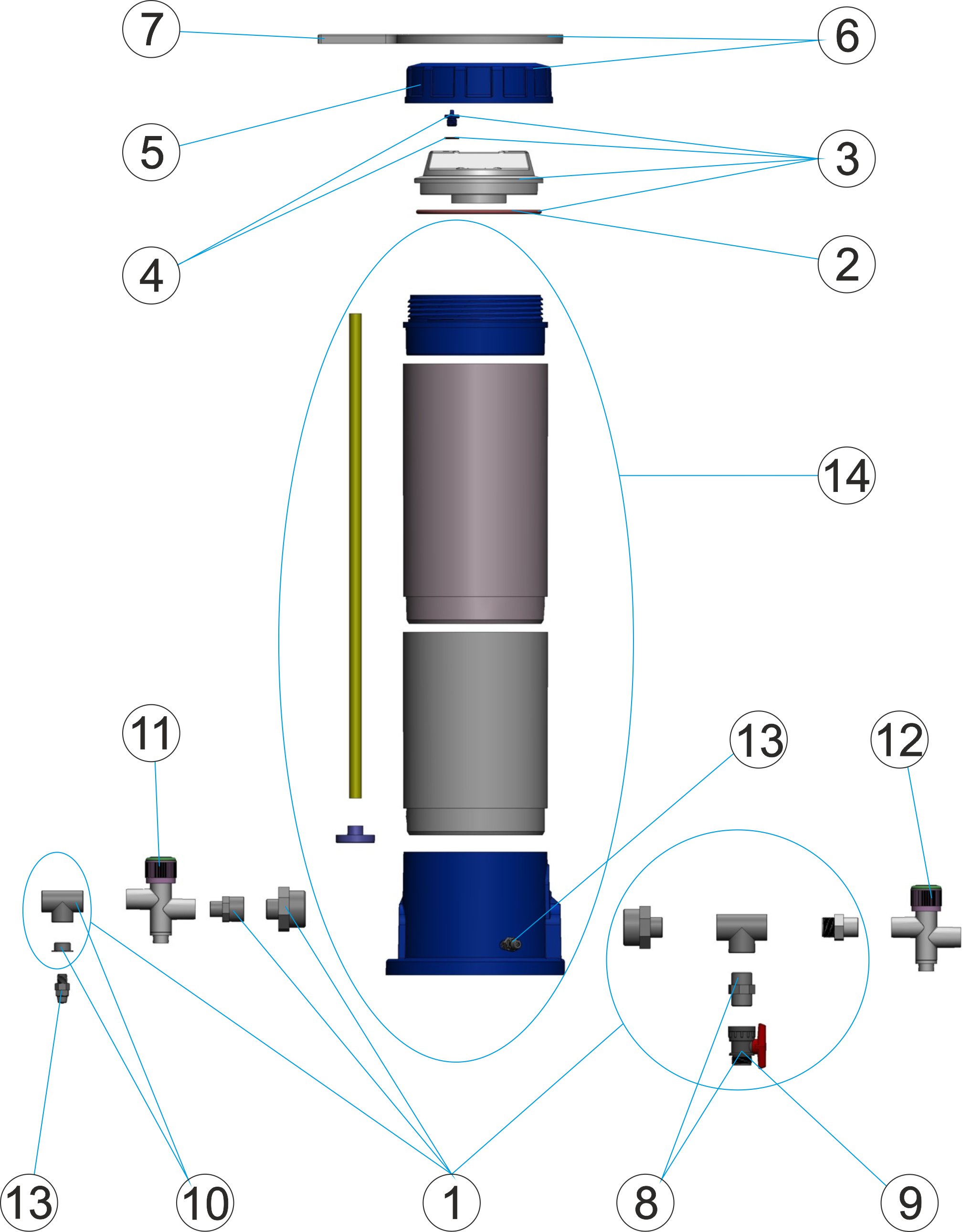 DOSIFICATORE DI CLORO 10 KG