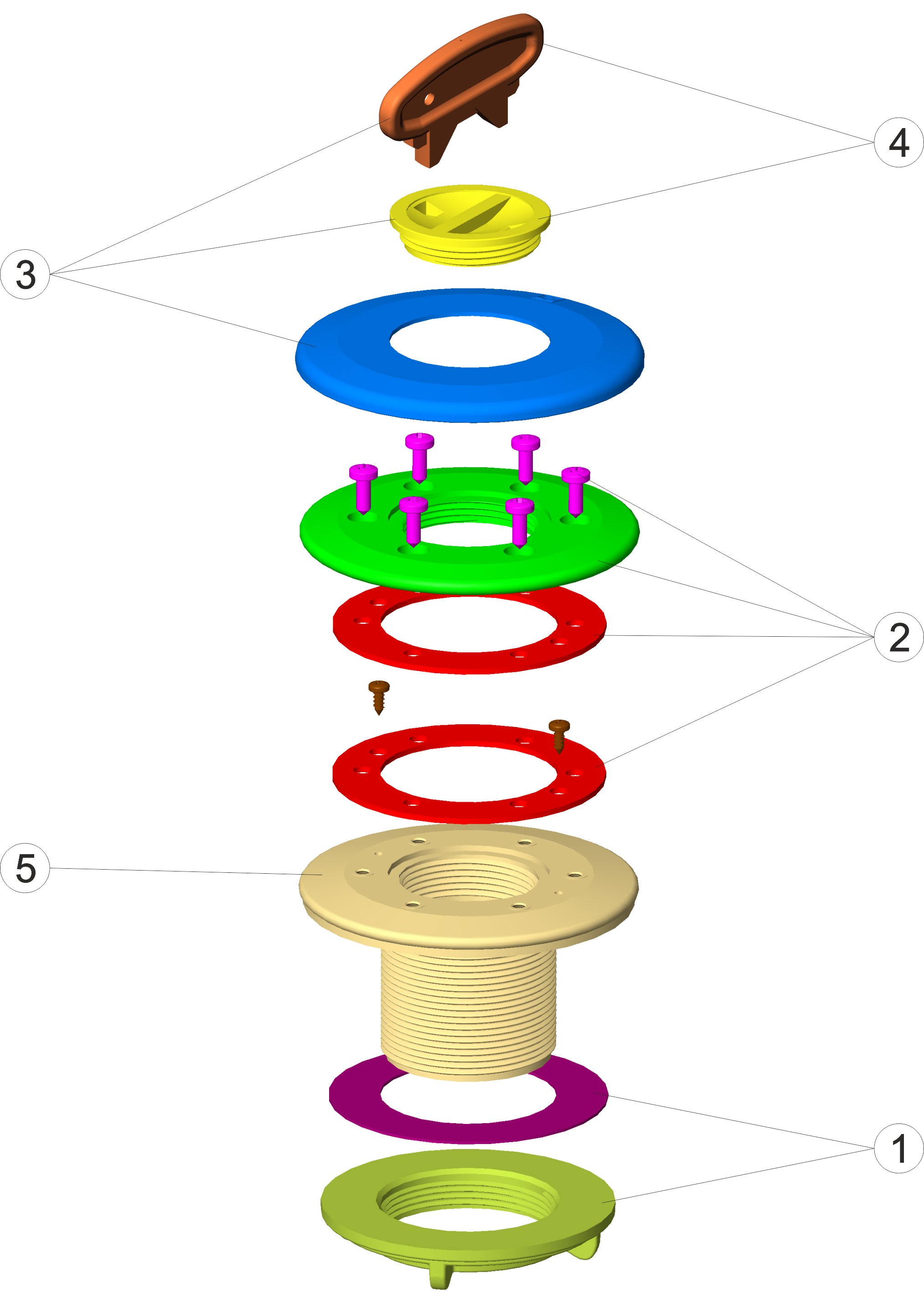 BOUCHE ASPIRATION VIS INT. 1 1/2