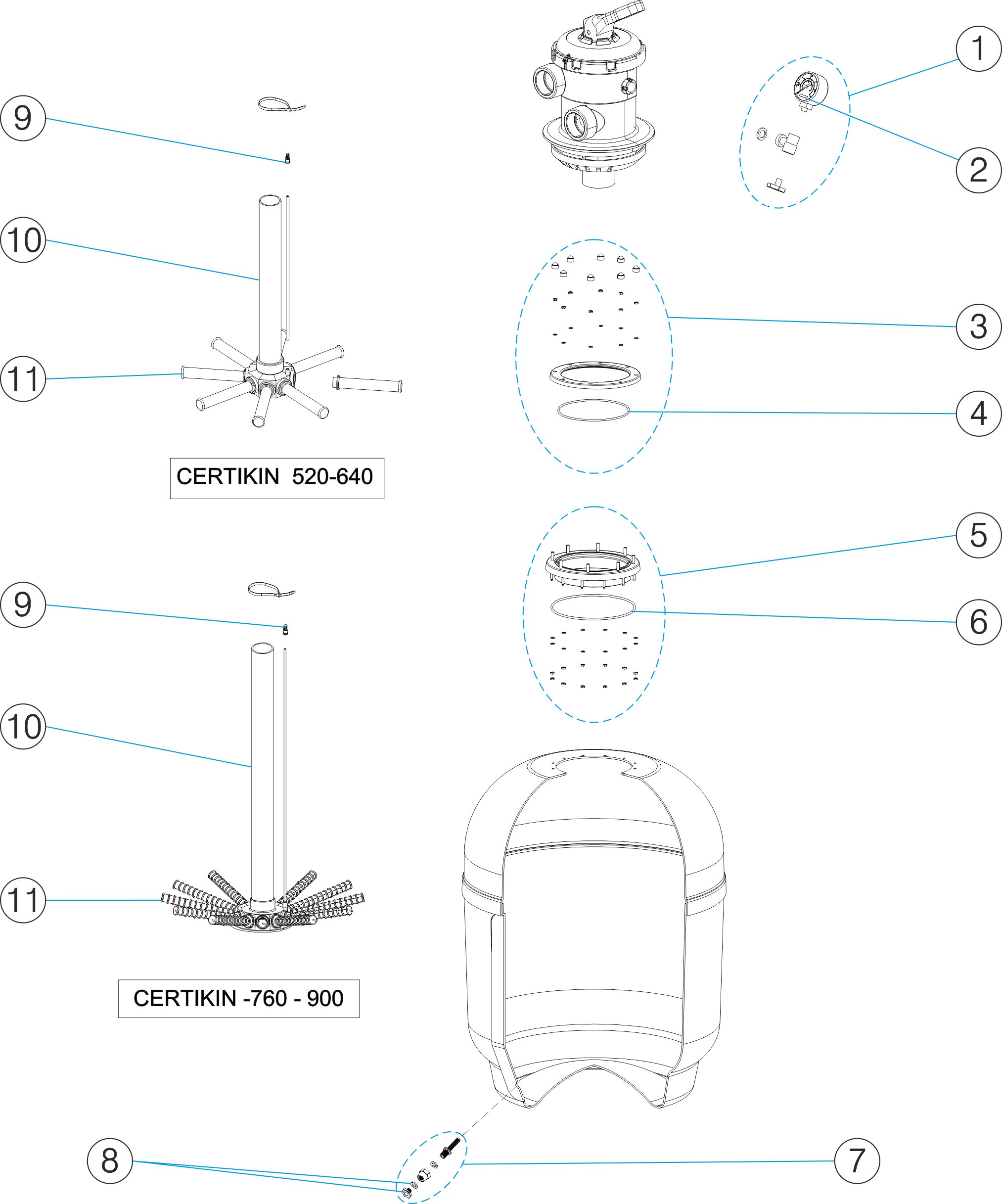 FILTRE COUVERCLE VIS TOP 1018