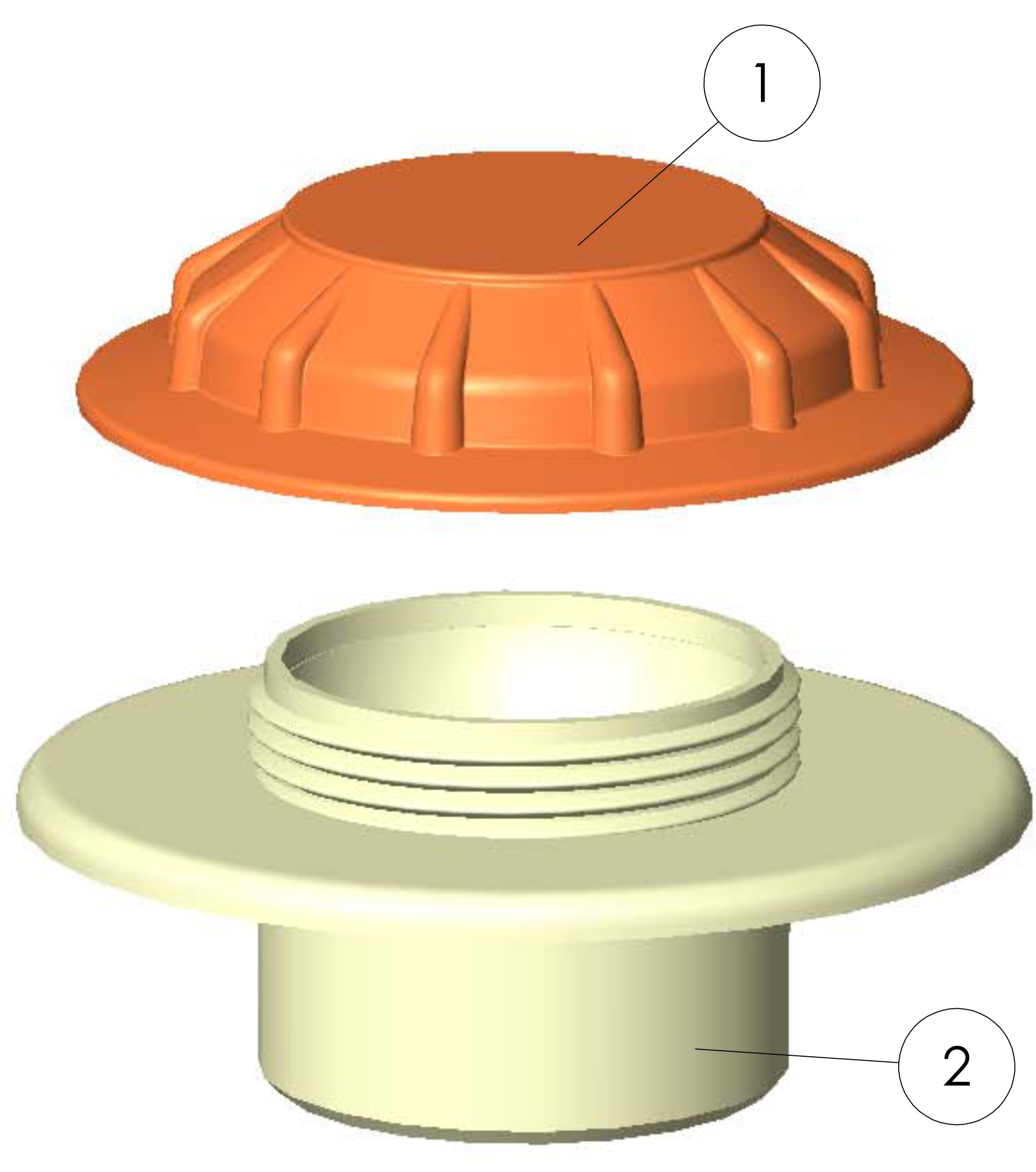 D.50 SOLVENT-WELD SUCTION NOZZLE