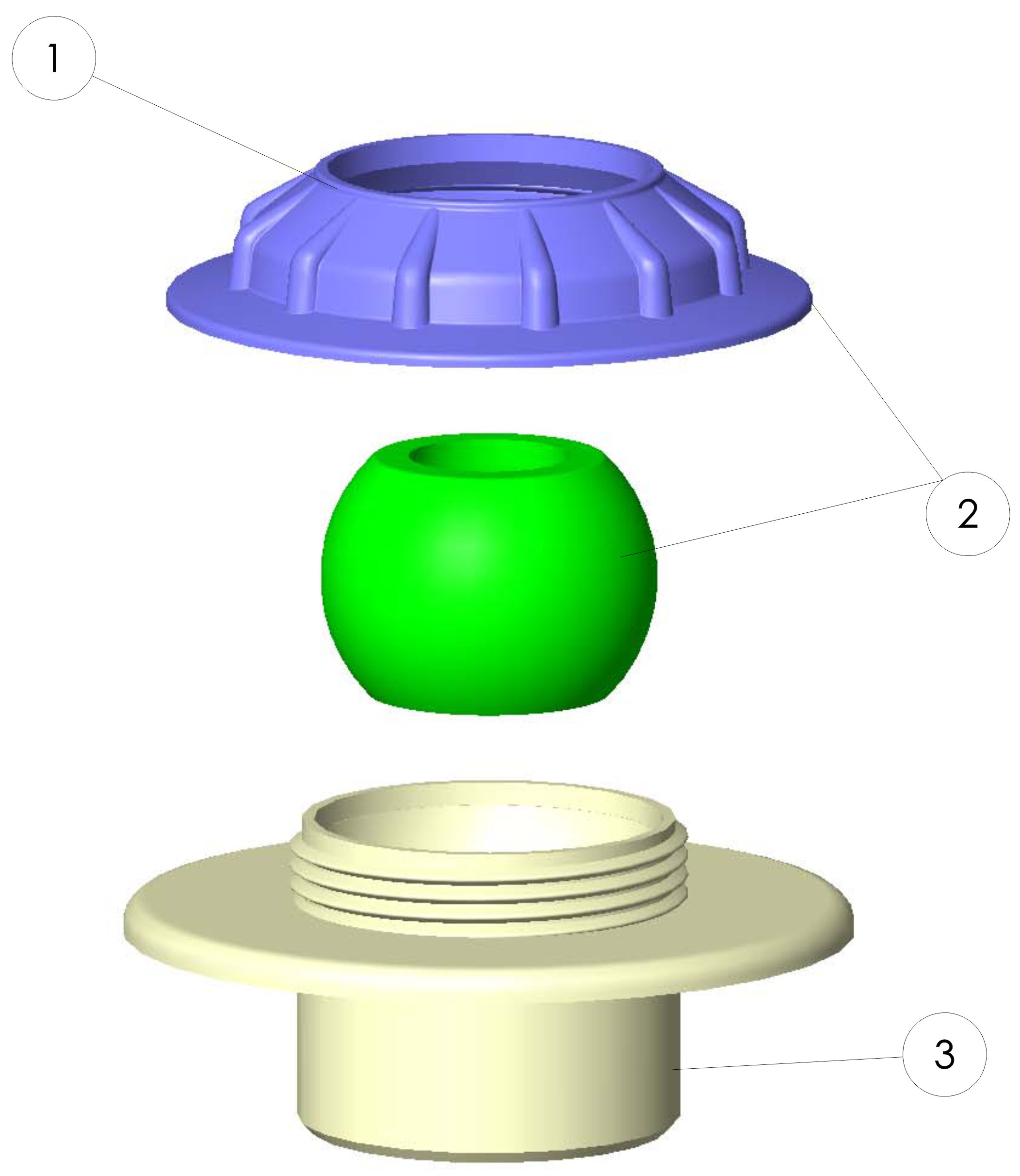 D.50 SOLVENT-WELD RETURN NOZZLE