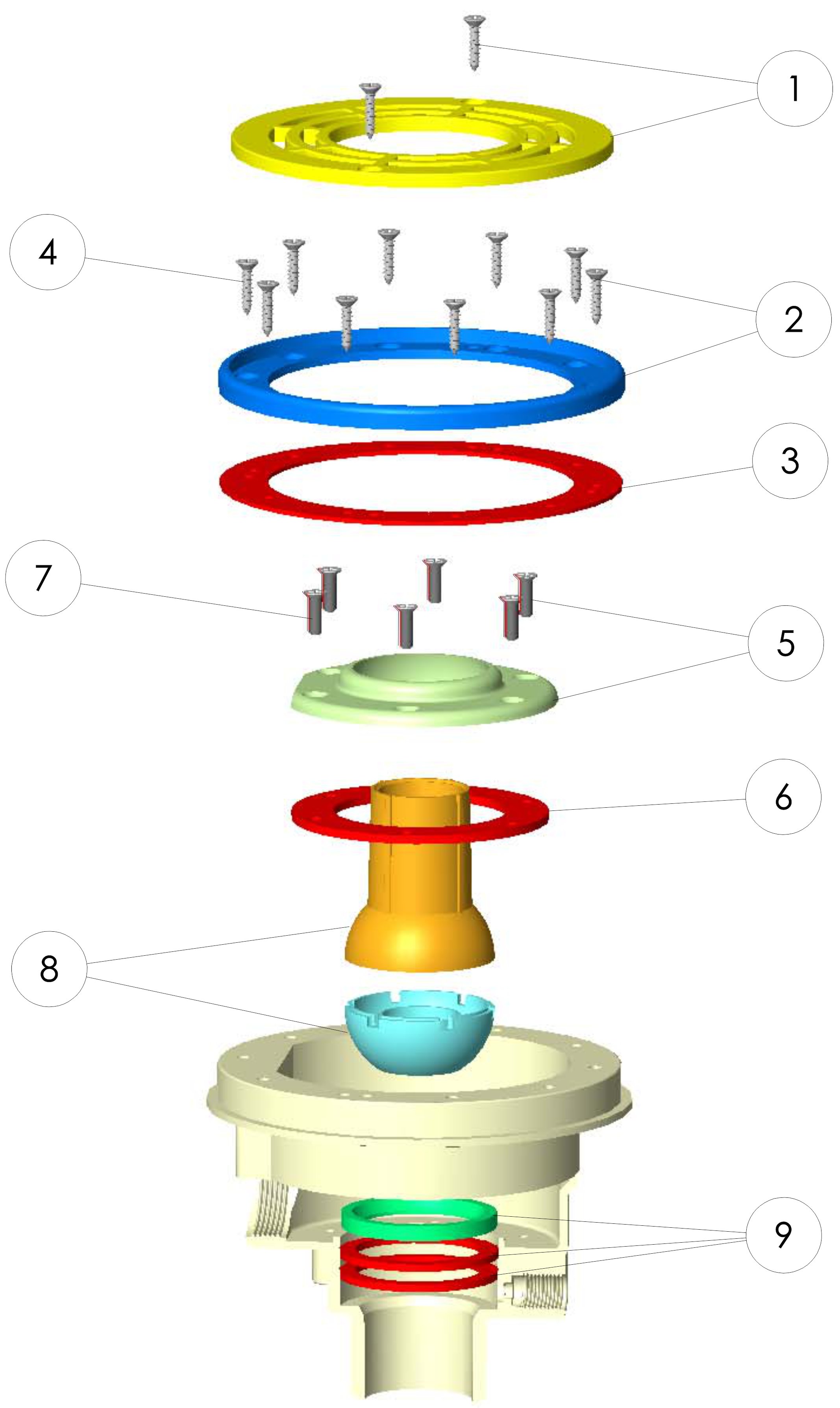 HYDROSWIM COUNTER-CURRENT NOZZLE