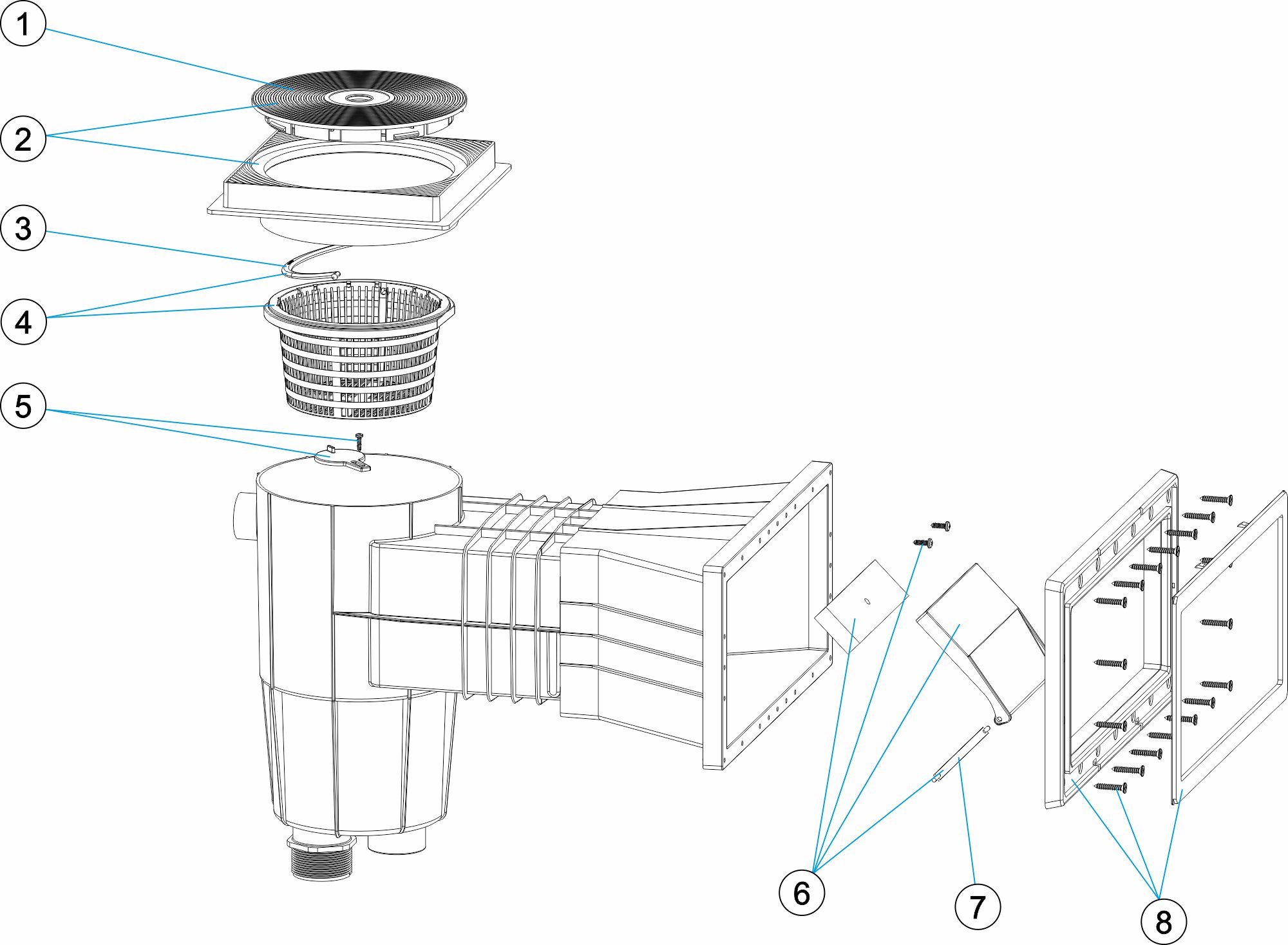 SKIMMER 15L PP O. LARGE VIS. AUTOT.