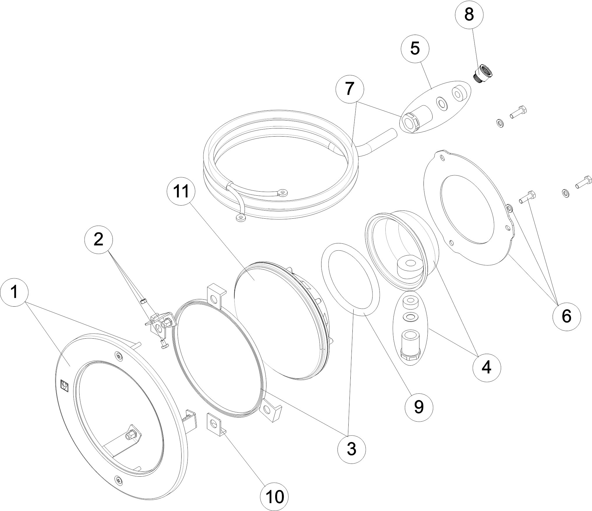 PROJECTEUR D. 250 LED 2.0 RGB/BLANC