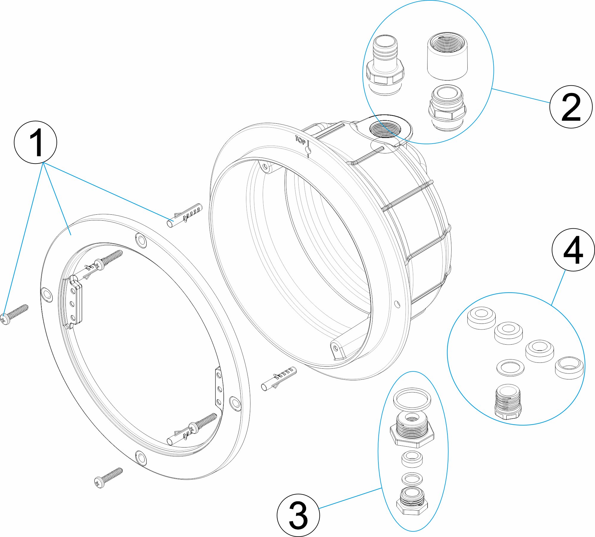 NICHE PISC. BÉTON LUMIPLUS DESIGN