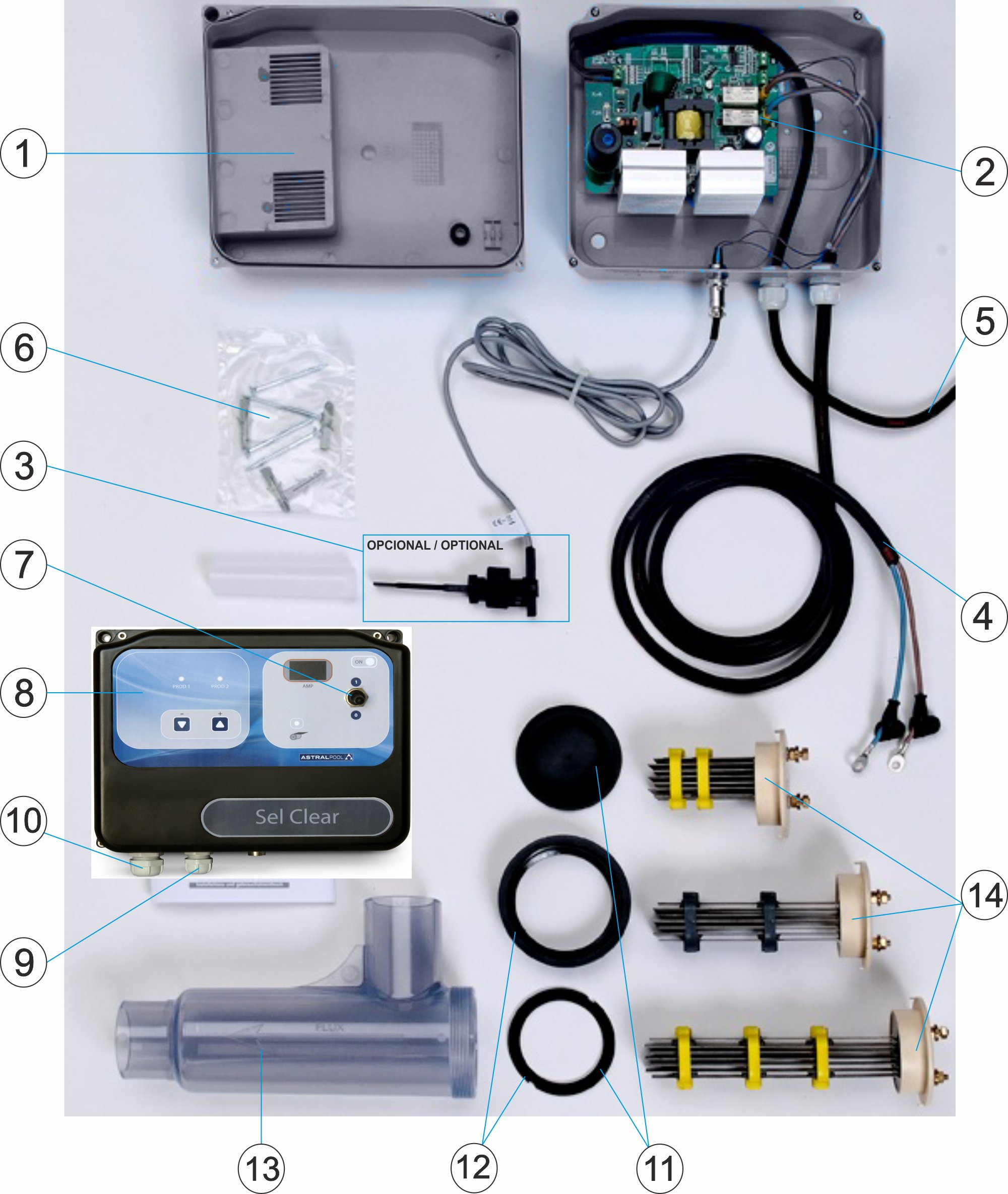 ELECTROLYSIS SEL CLEAR 30, 55, 95 M3