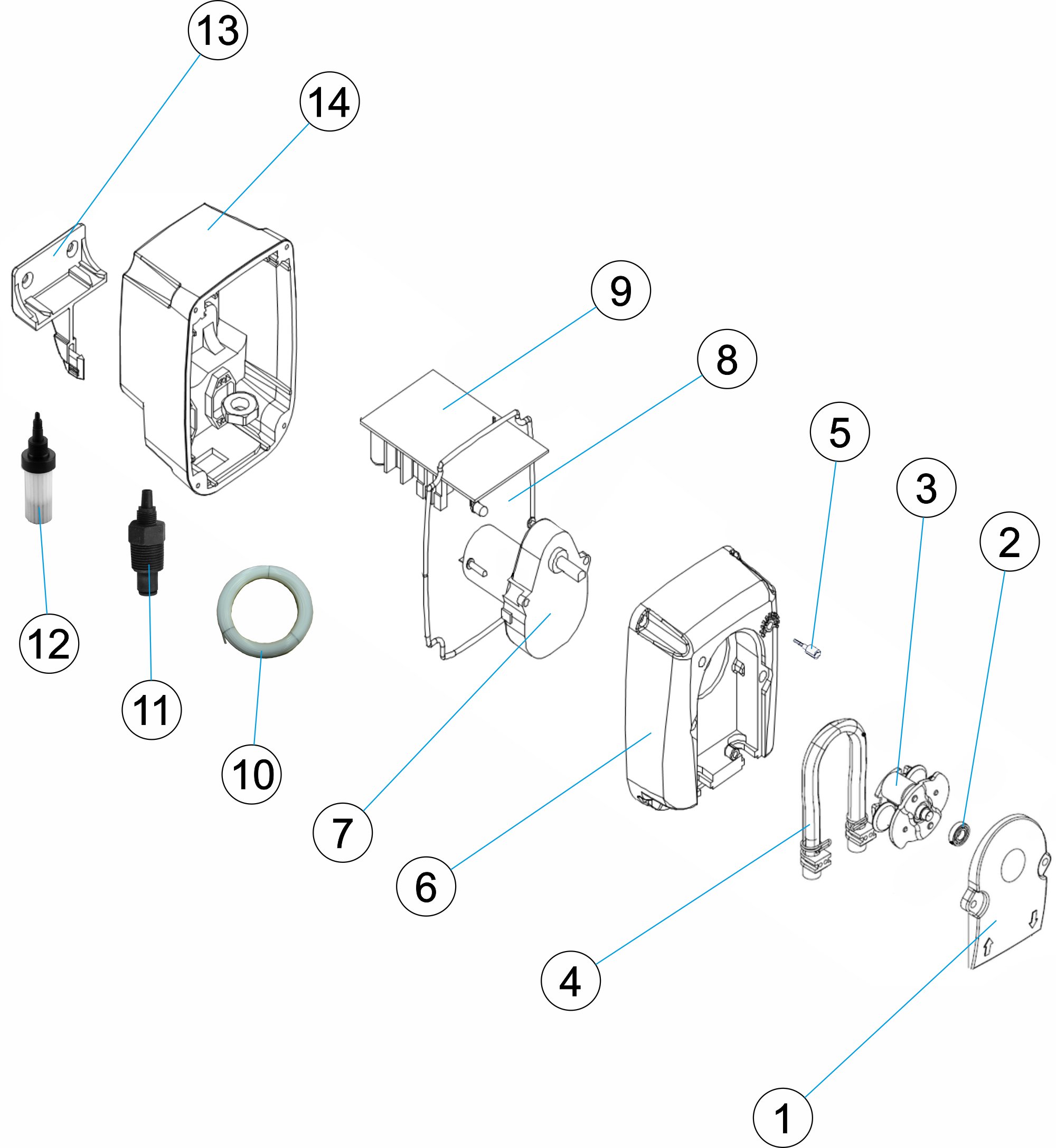 PPE DOS PERISTALTIQUE 4L/H 3B