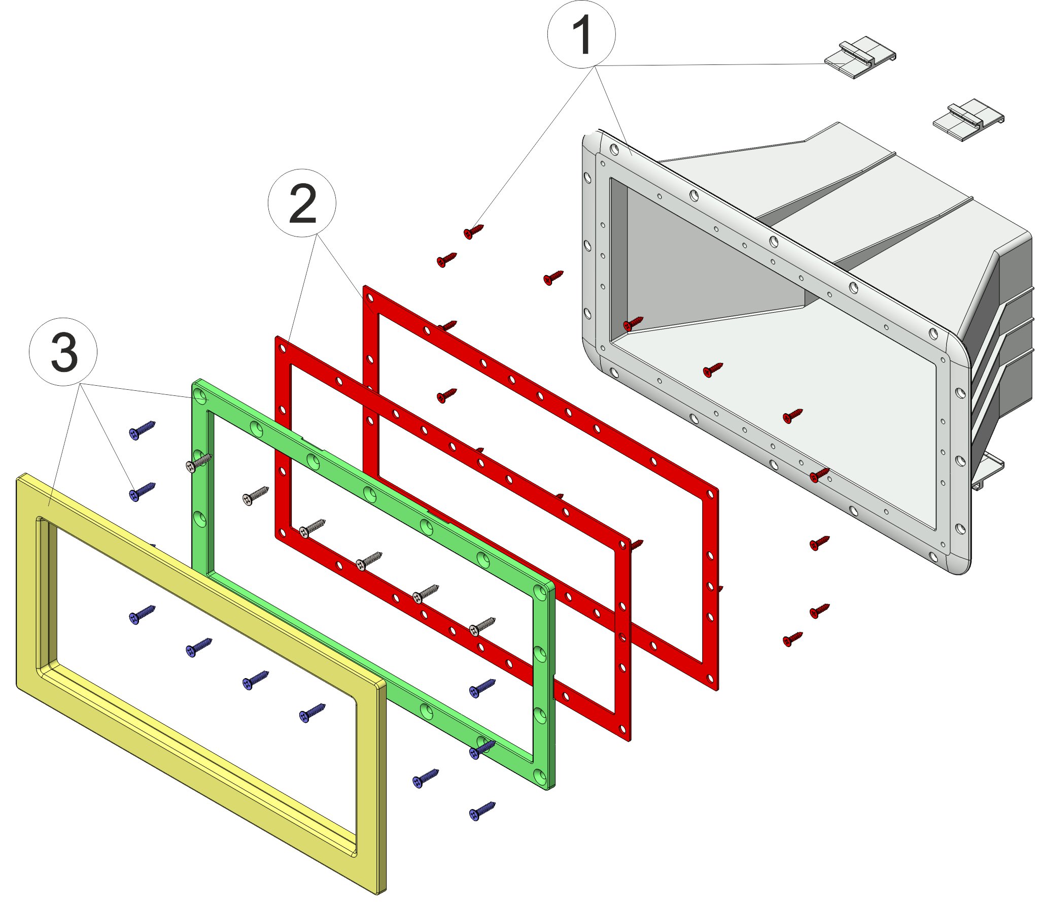 CONICAL MOUTH FOR 15 L SKIMMER PANELS