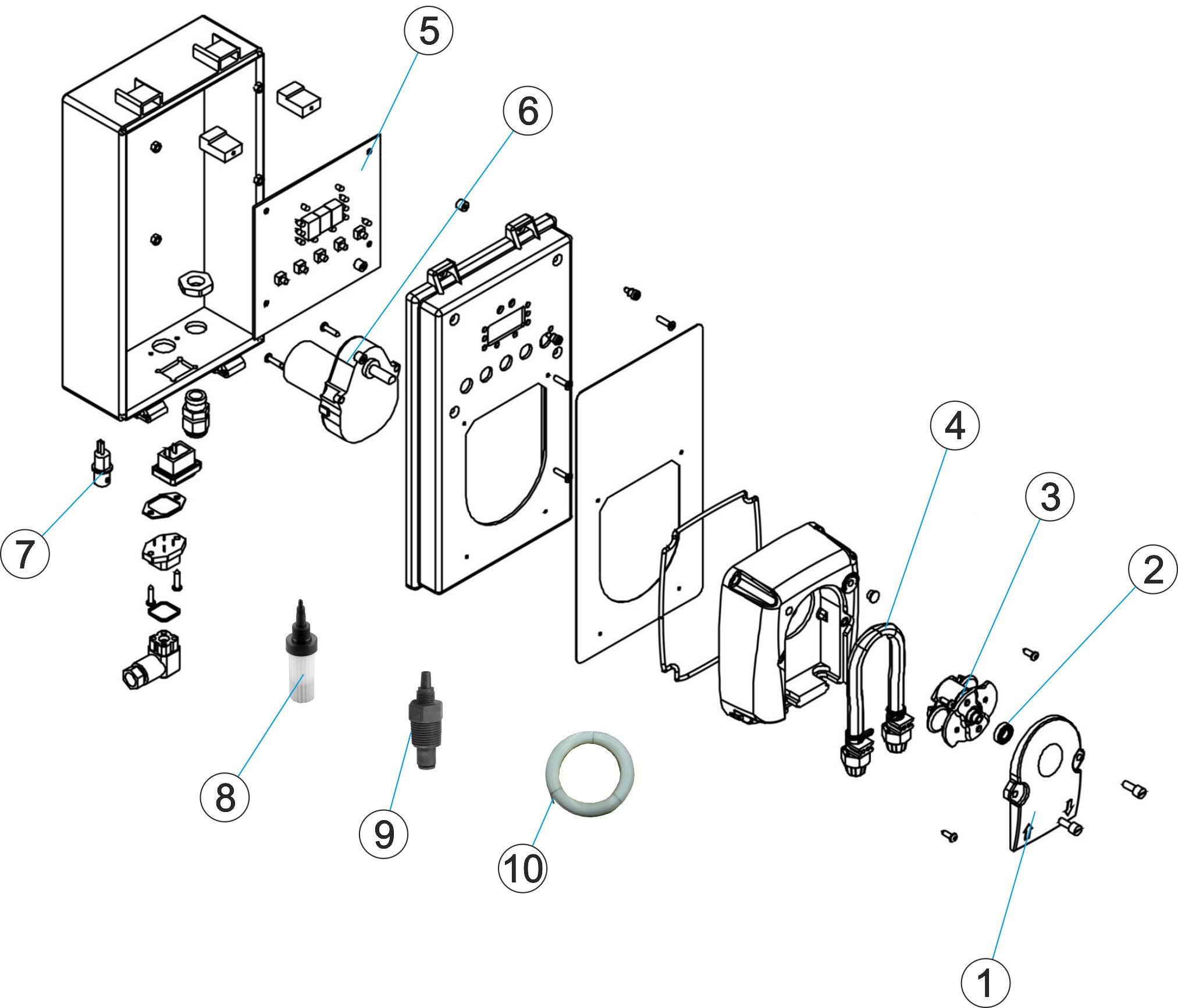 BOMBA PERISTALTICA PH-RX 2-2 110/240V