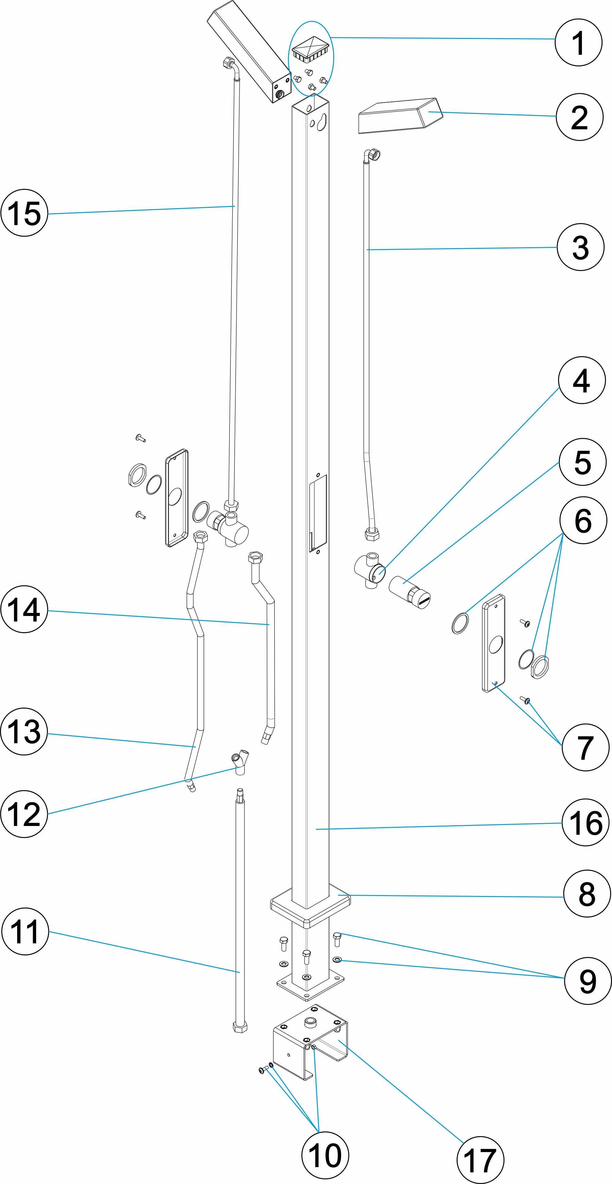 SHOWER 2 SPRINKLER 2 TIMING SWITCH