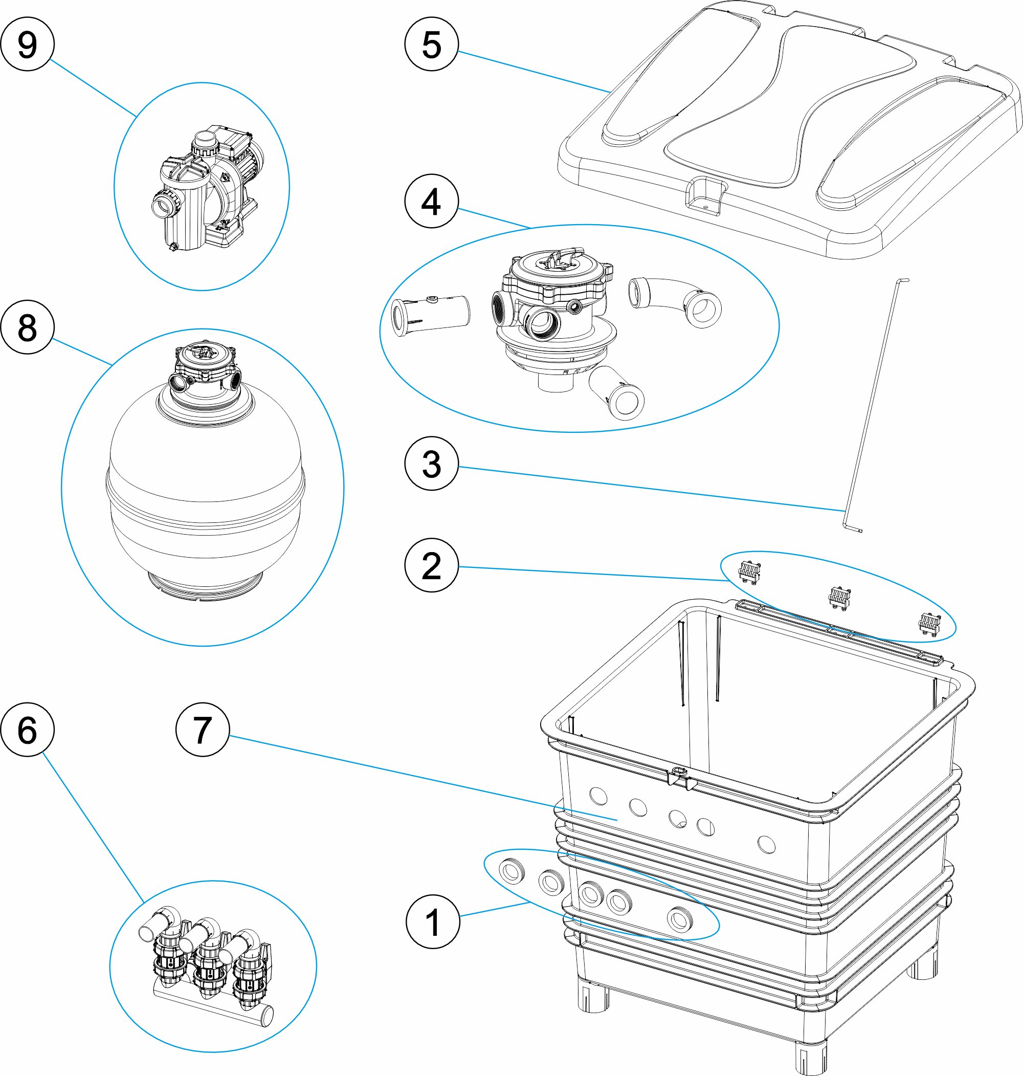 RAMSES CONCEALED FILTER CASING