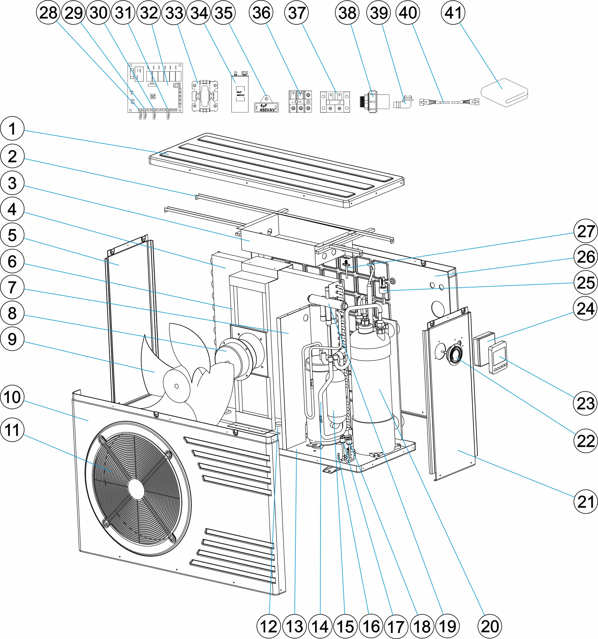 HEAT PUMP EVOLINE 17