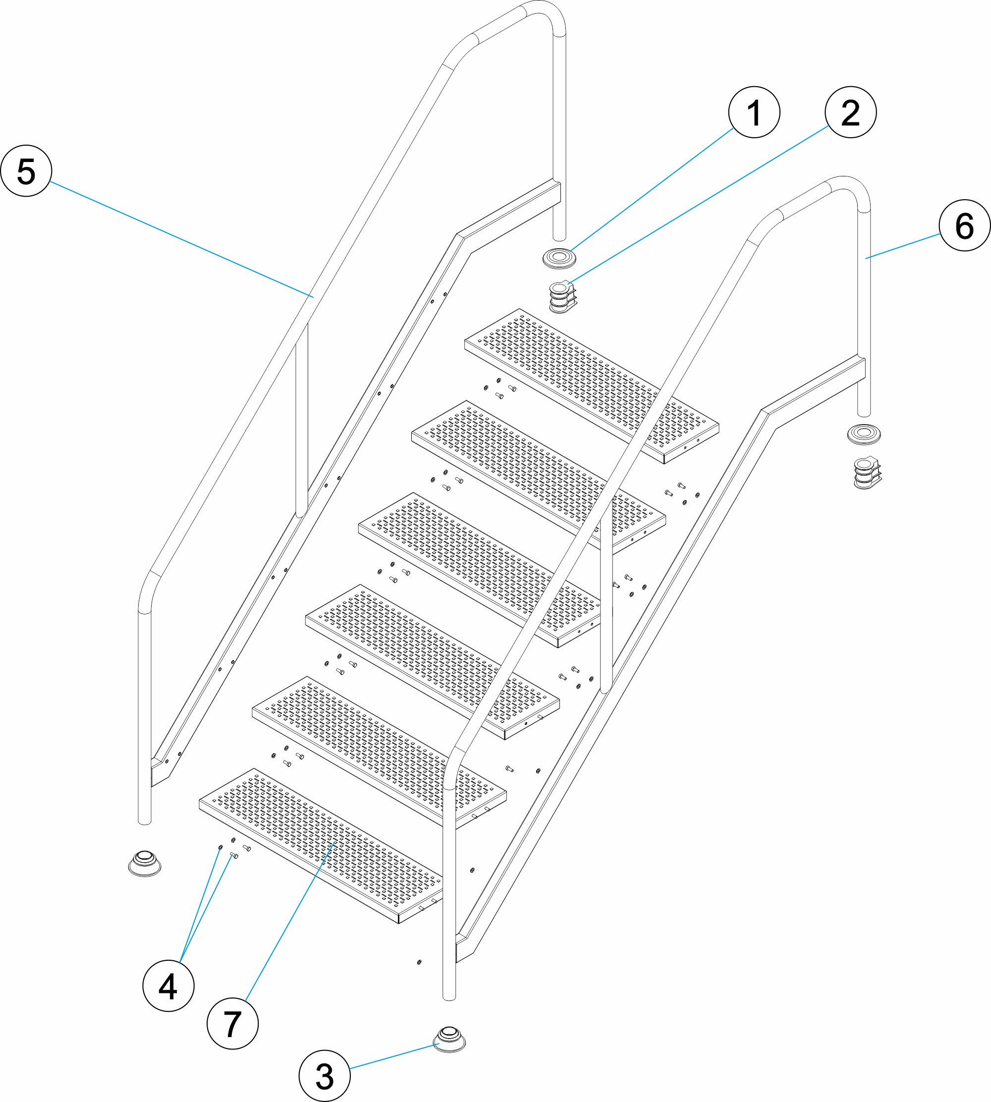 TREPPE EINFACHER EINSTIEG