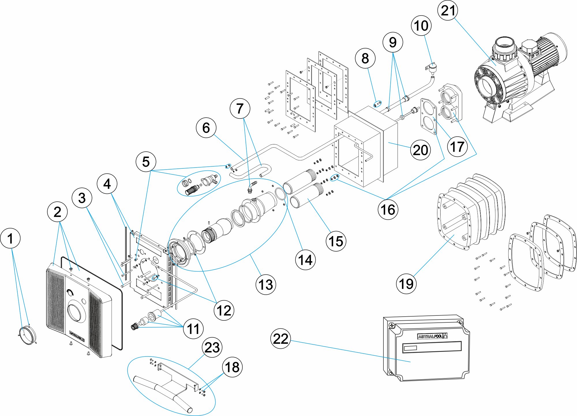 COUNTER-CURRENT SWIMMING EQUIPMENT