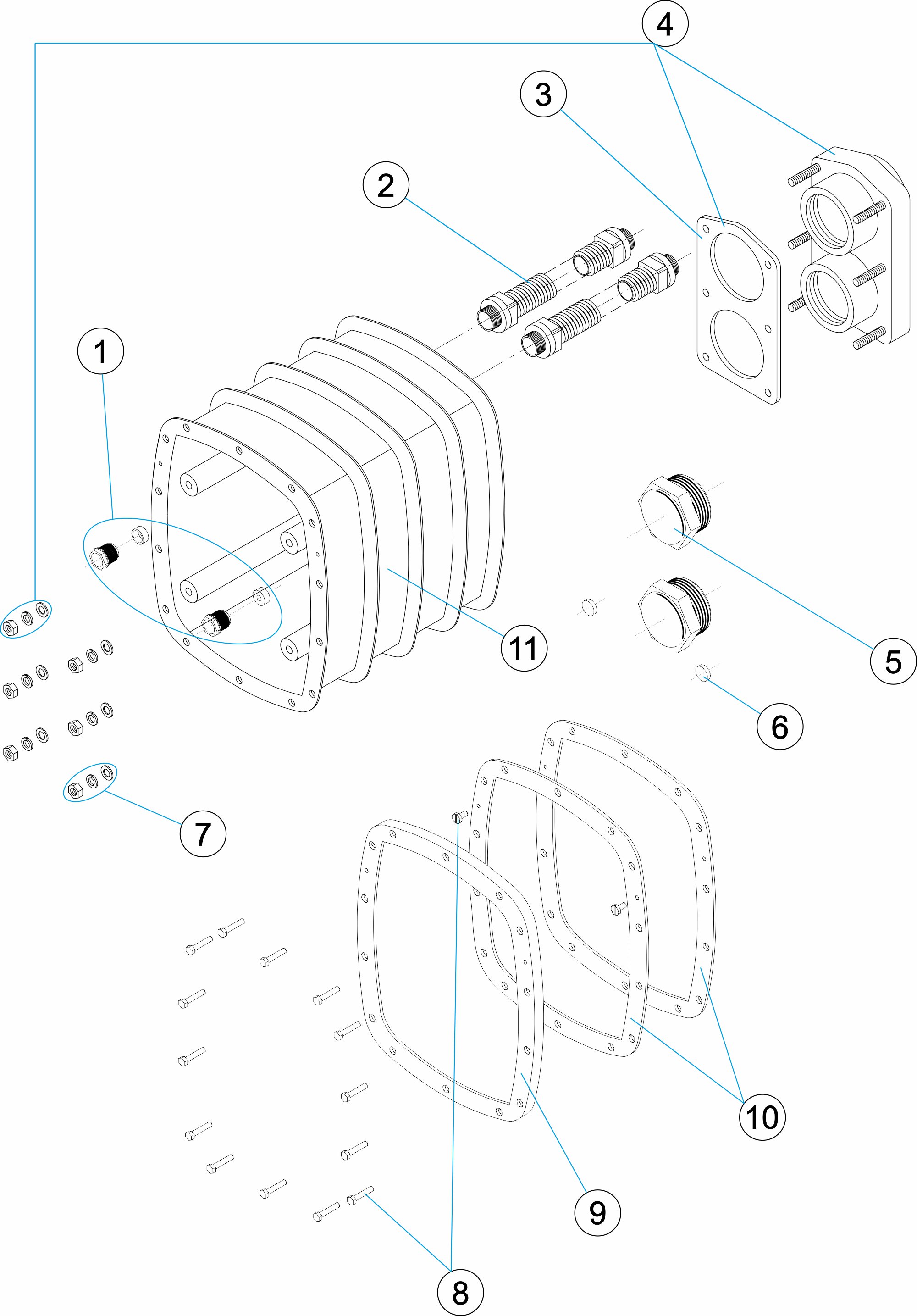 PLASTIC HOUSING CASC