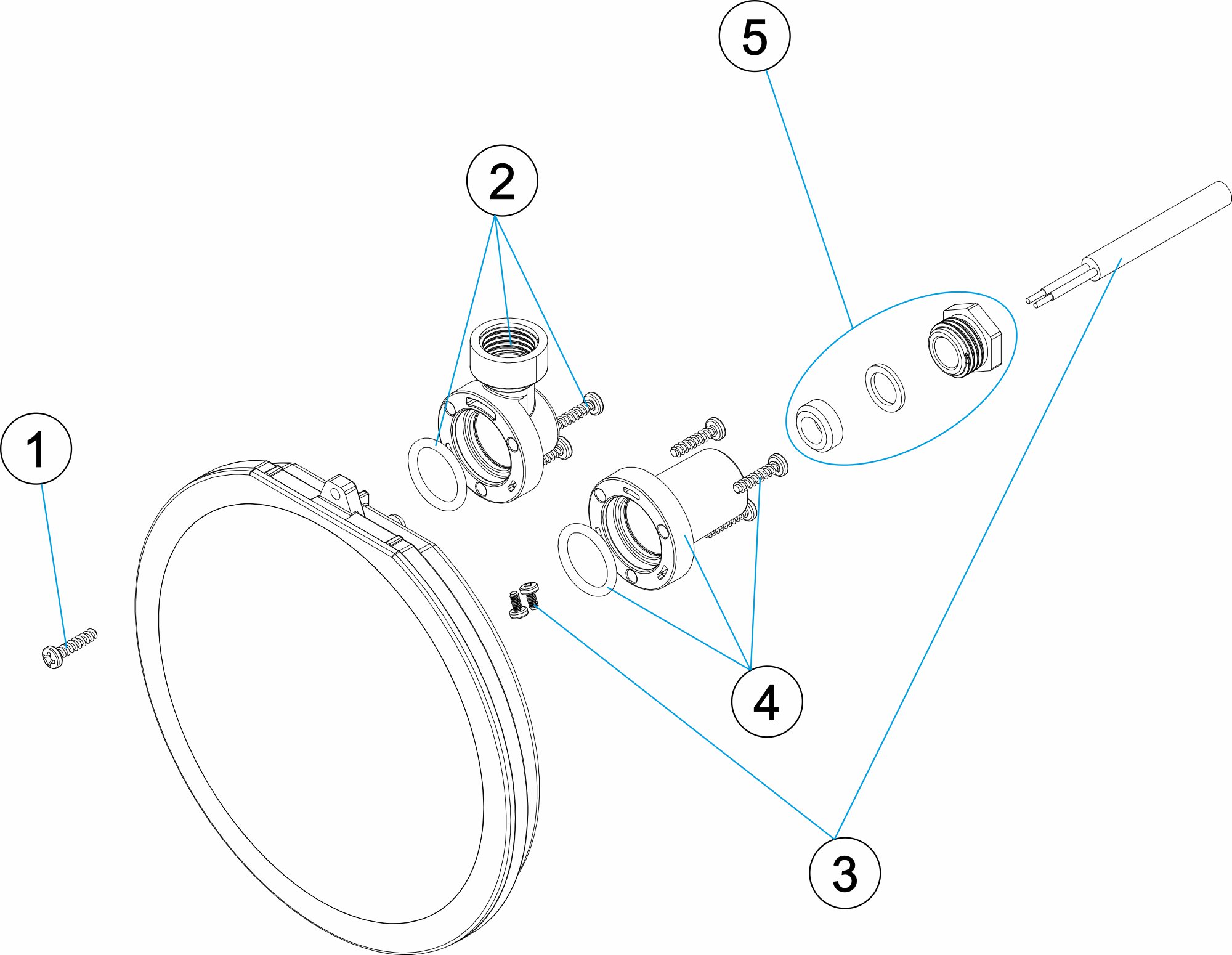 PUNTO DI LUCE FLEXI V1 W 12VAC