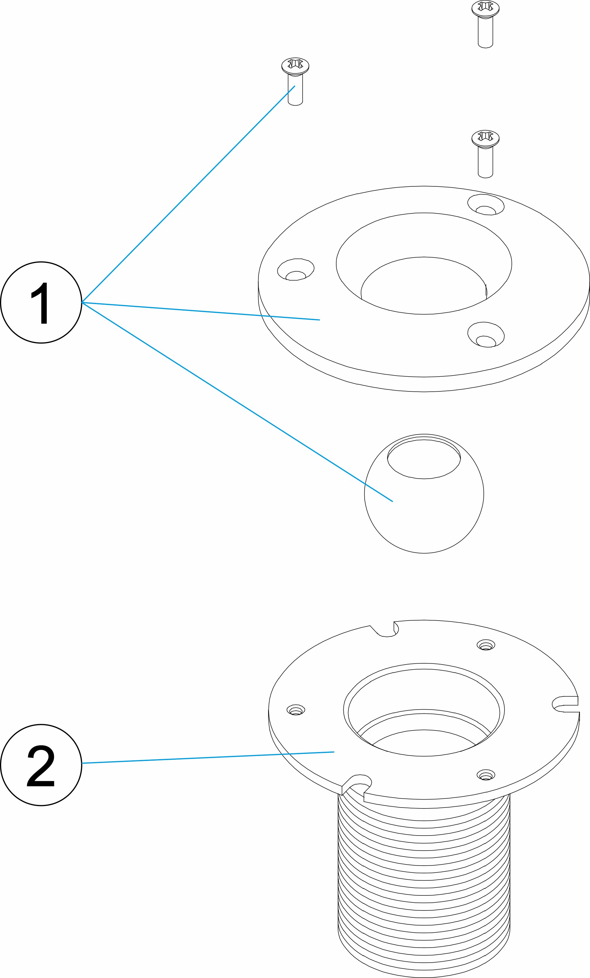 BUSE REFOULEMENT INOX L.35-50-70 M/M.