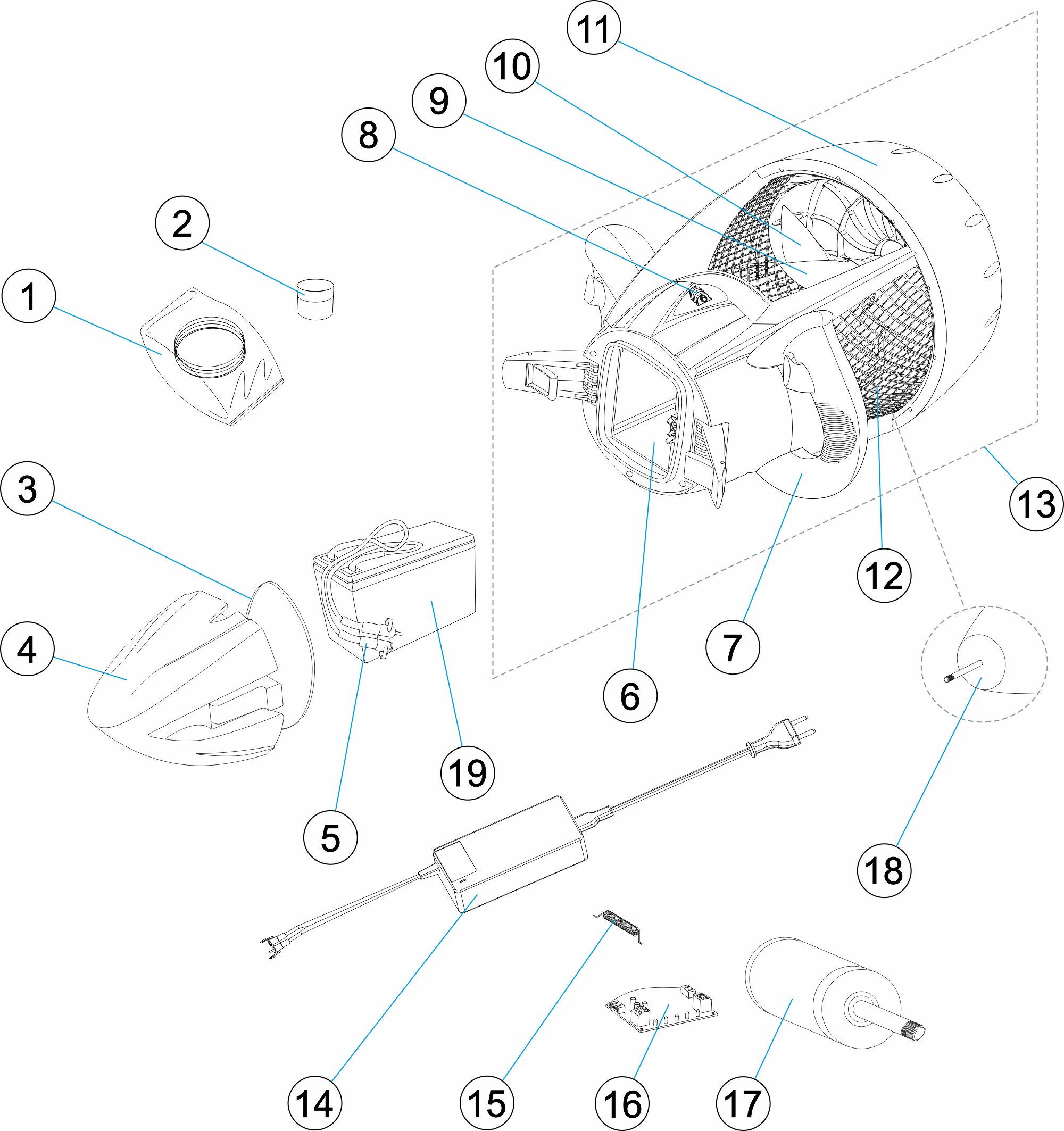 SCOUTER SOUS MARIN EXPLORER YAMAHA