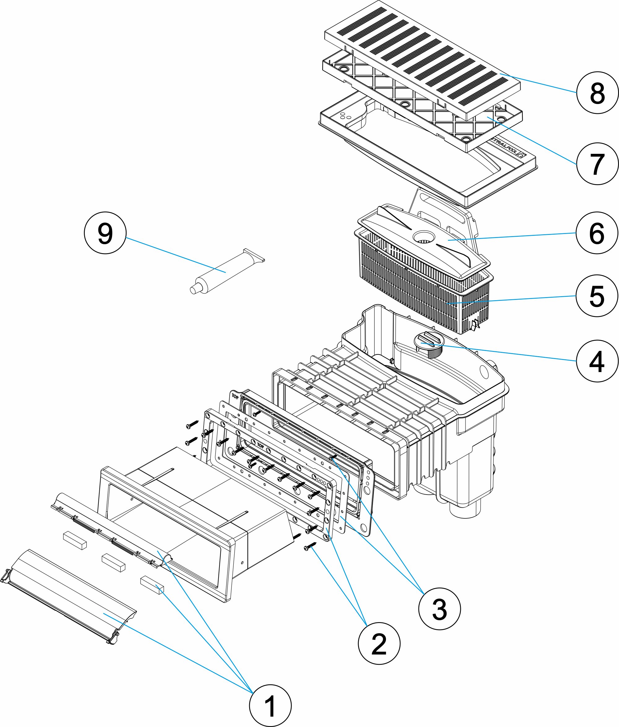 SK UNIK PISCINE POLYESTER AVEC INSERTS / AUTOTARAUDEUSE