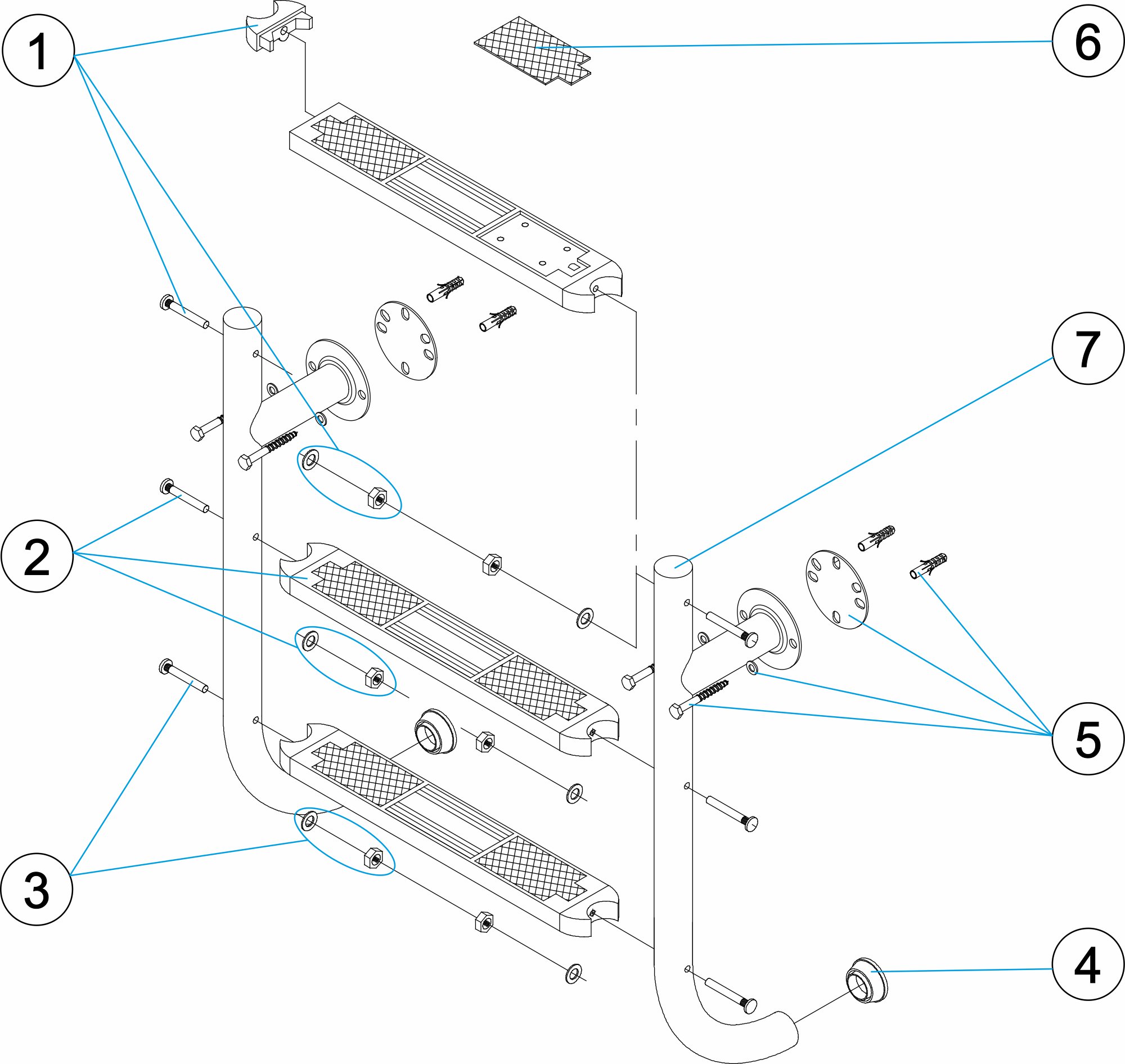 TREPPE MEHRTEILIG PLUS  2-3-4-5 STUFEN