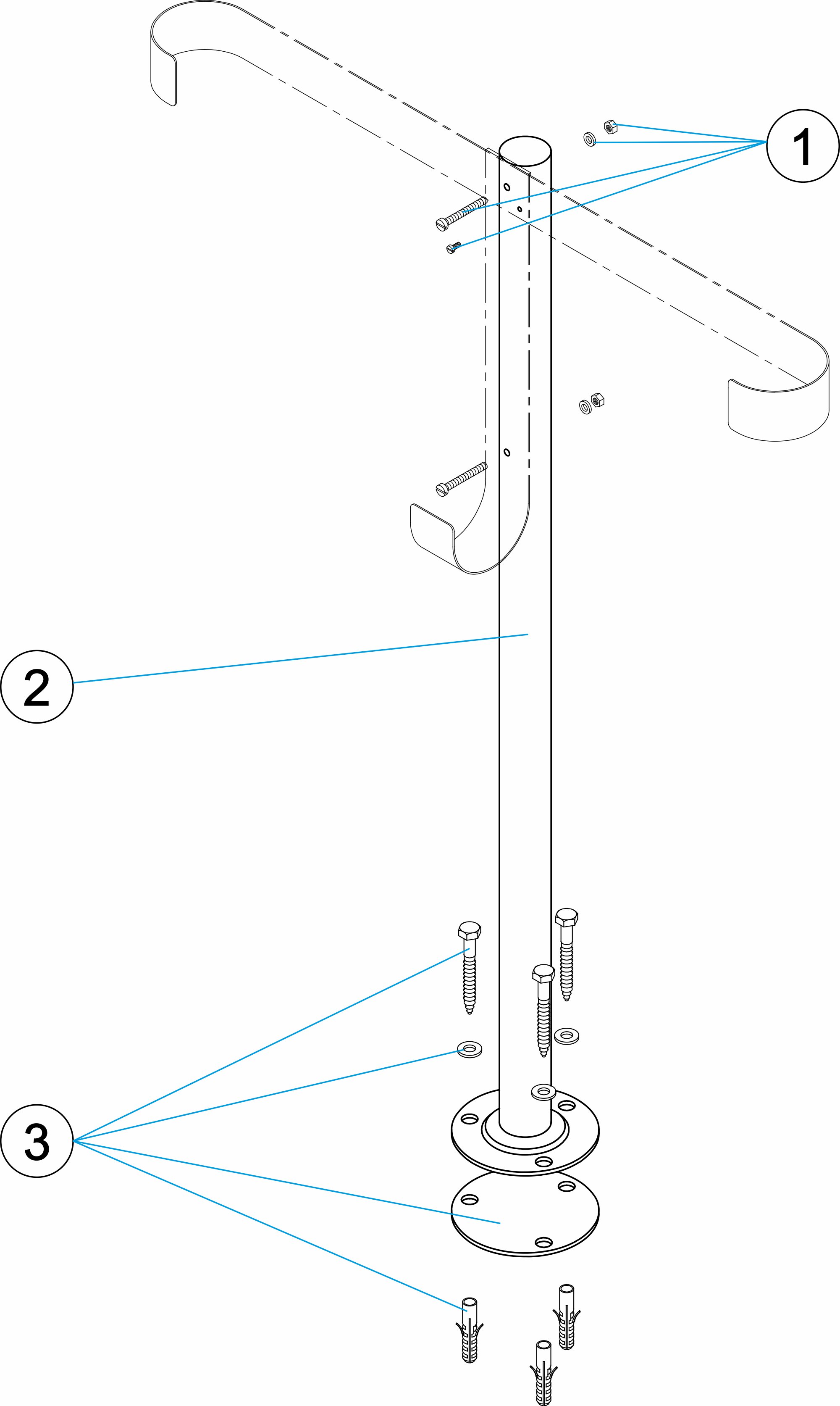 LIFEBELT SUPPORT BASE