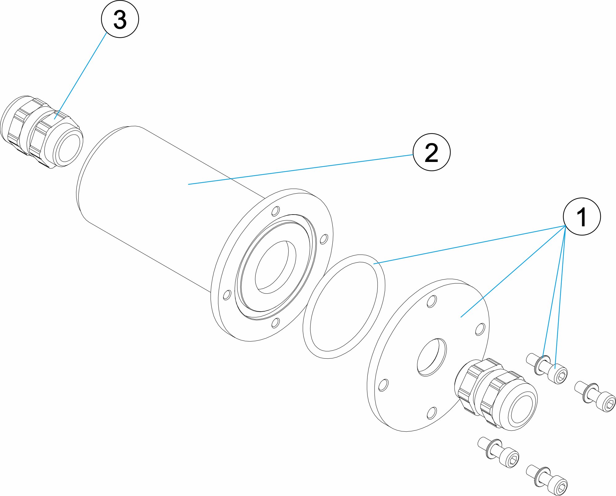 CONECTOR IMPERMEABLE D14