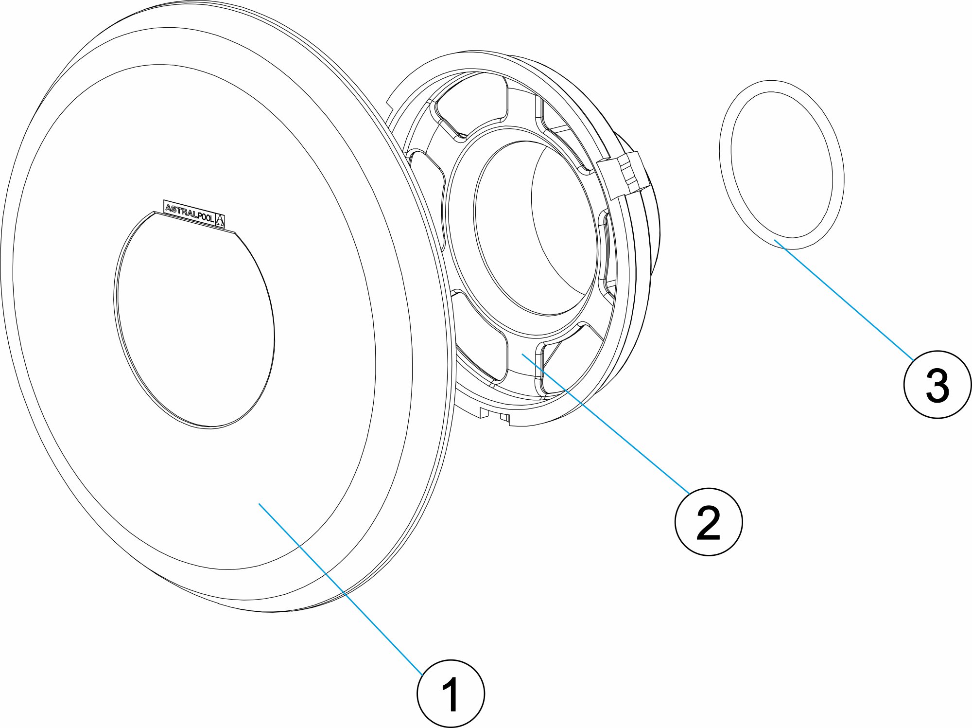 DECORATIVE RING FOR NICHES LUMIPLUS FLEXIMINI