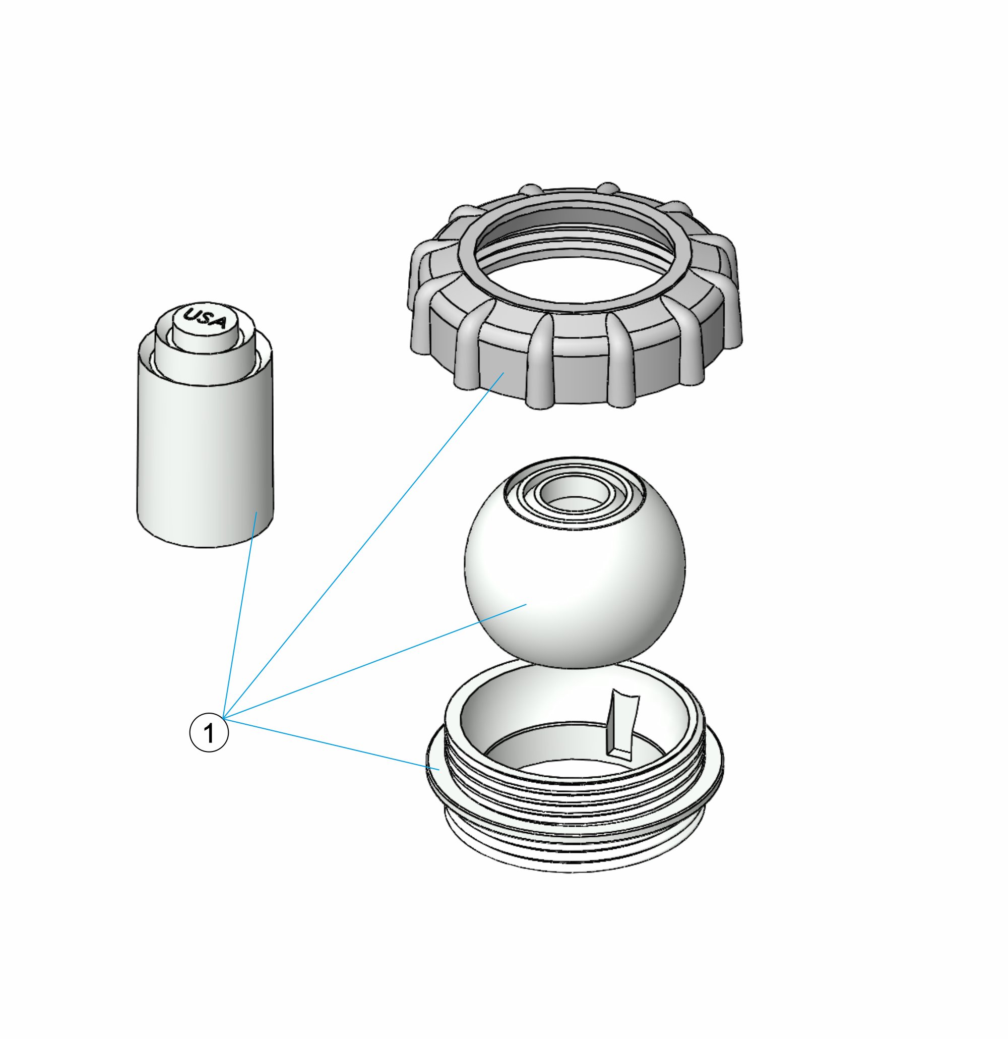 STAINLESS STEEL RETURN INLET KIT