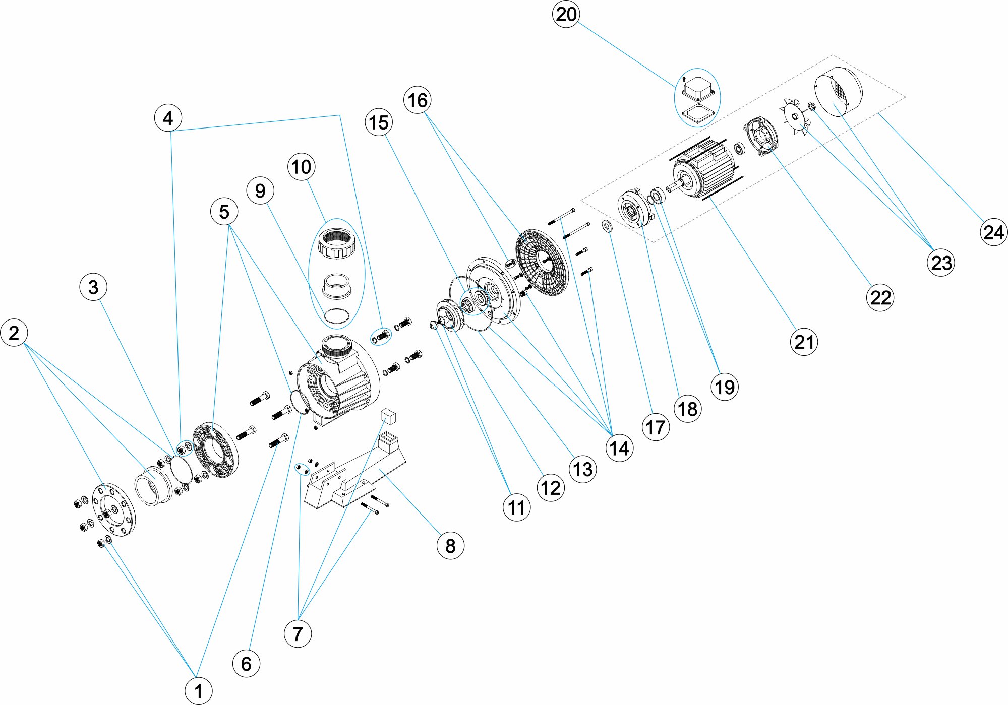 SHARK PUMP CONTRAC. IMPUL. VERTICAL 4.5 III