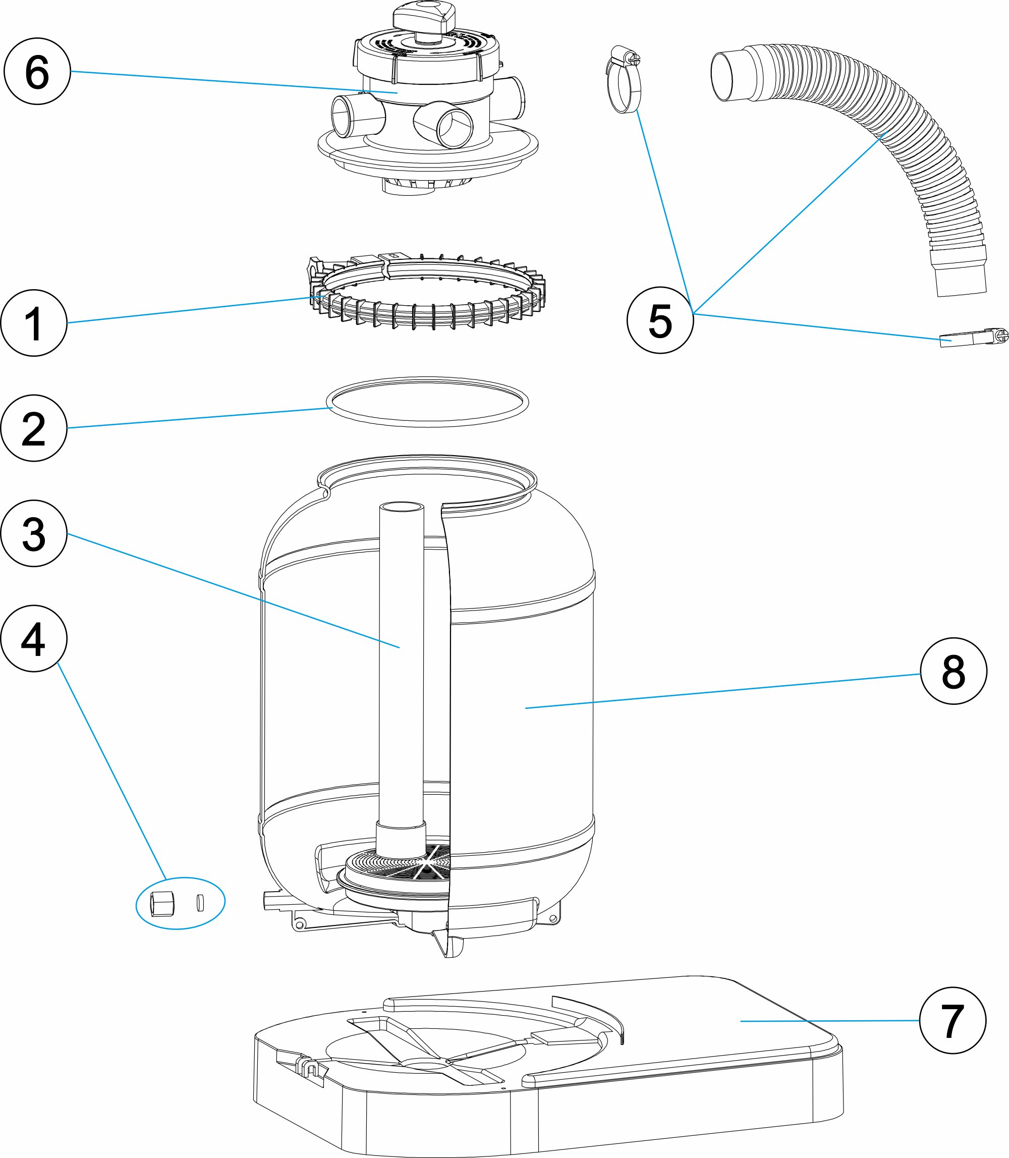 MONOBLOC WITHOUT VALVE D.300