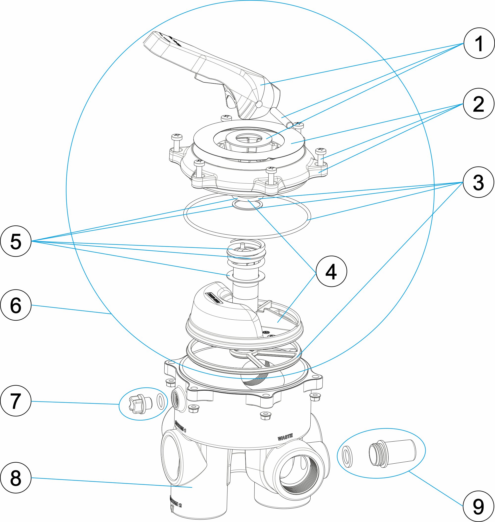 SELECTOR VALVE 1 ½