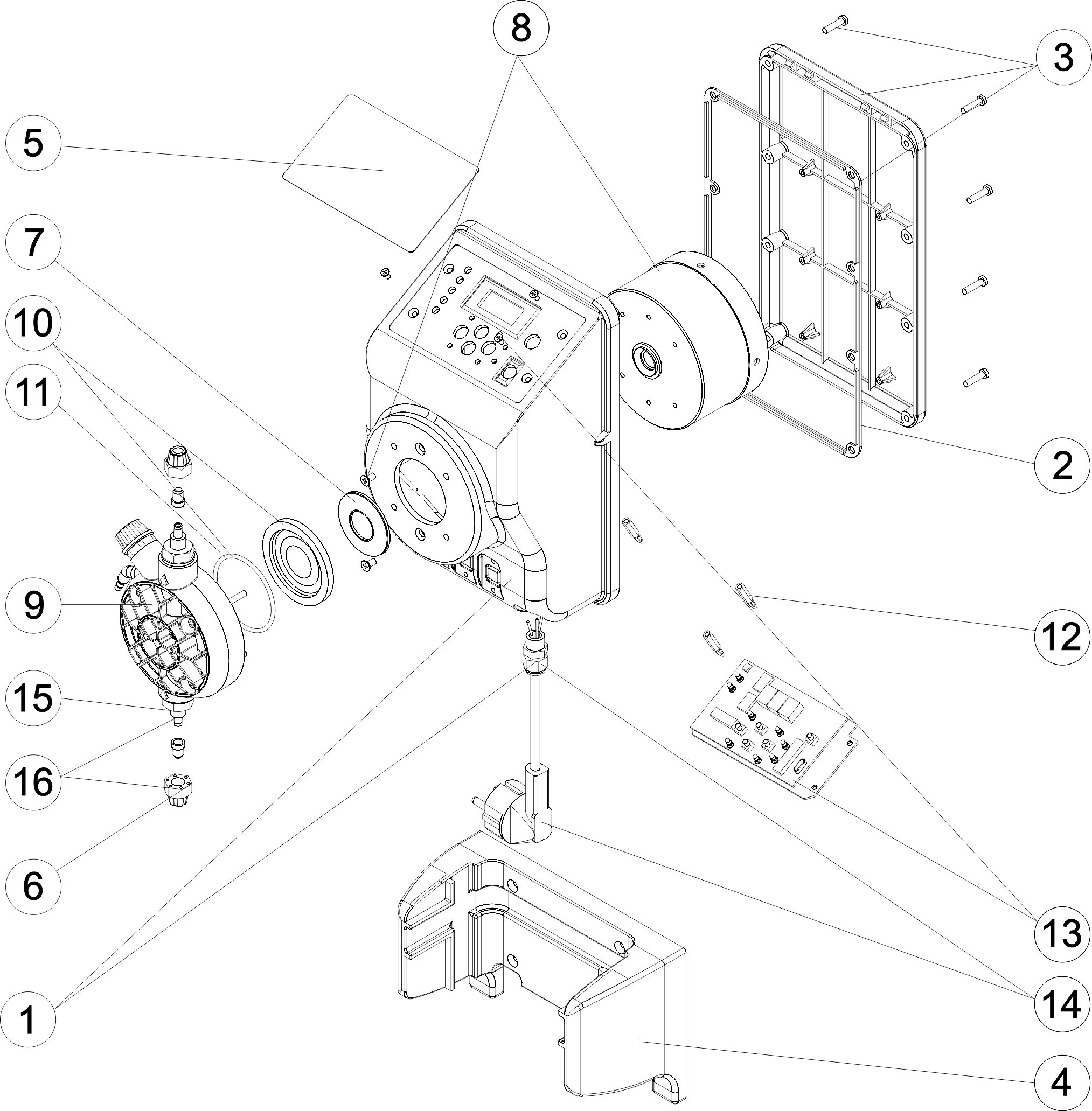 POMPE DOSEUSE EXACTUS VOLUMÉTRIQUE