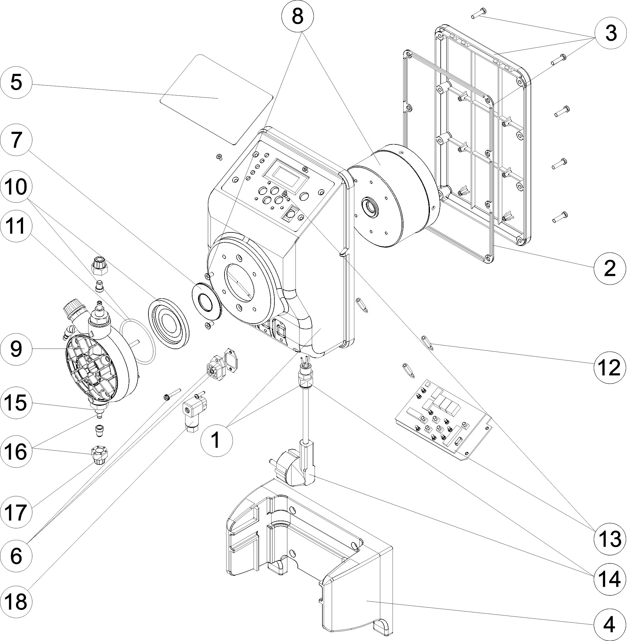 DOSIERPUMPE EXACTUS MANUELL MICROPROZESSOR