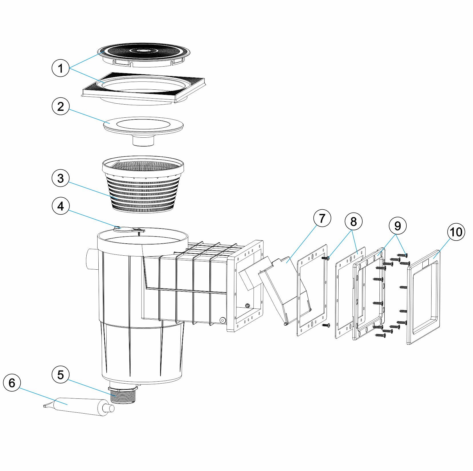 SKIMMER POOL LINER