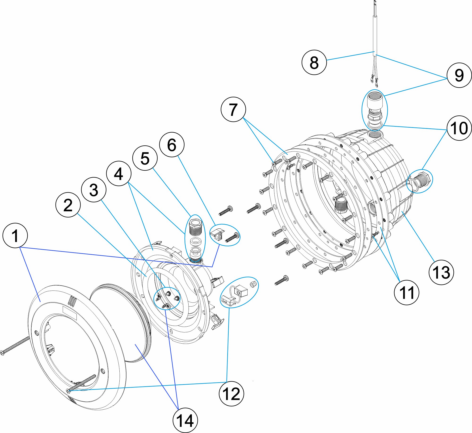 PROJECTEUR LED P56 BASIC LINE