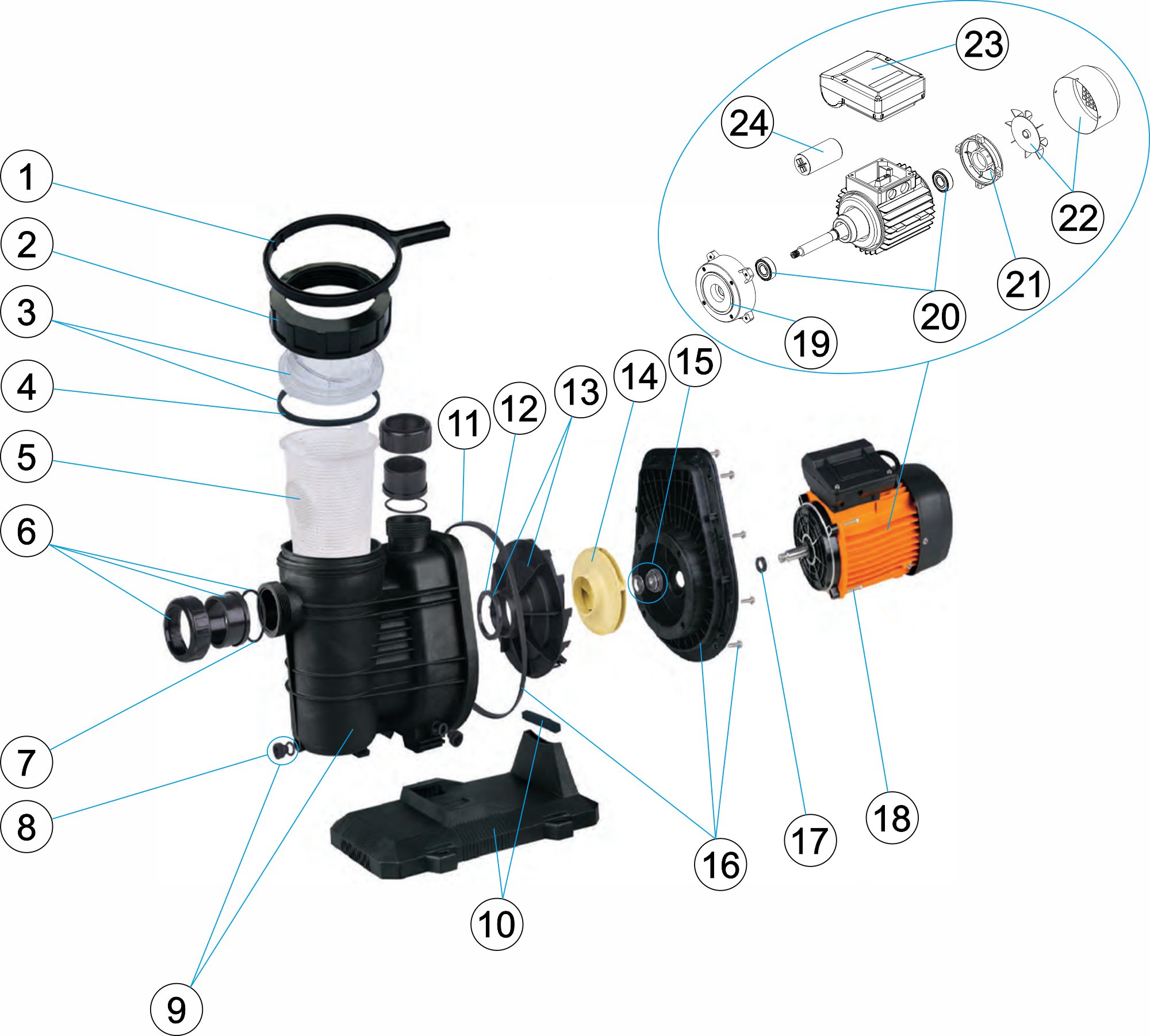 BOMBA AUT. AQUASPHERE SSP300M